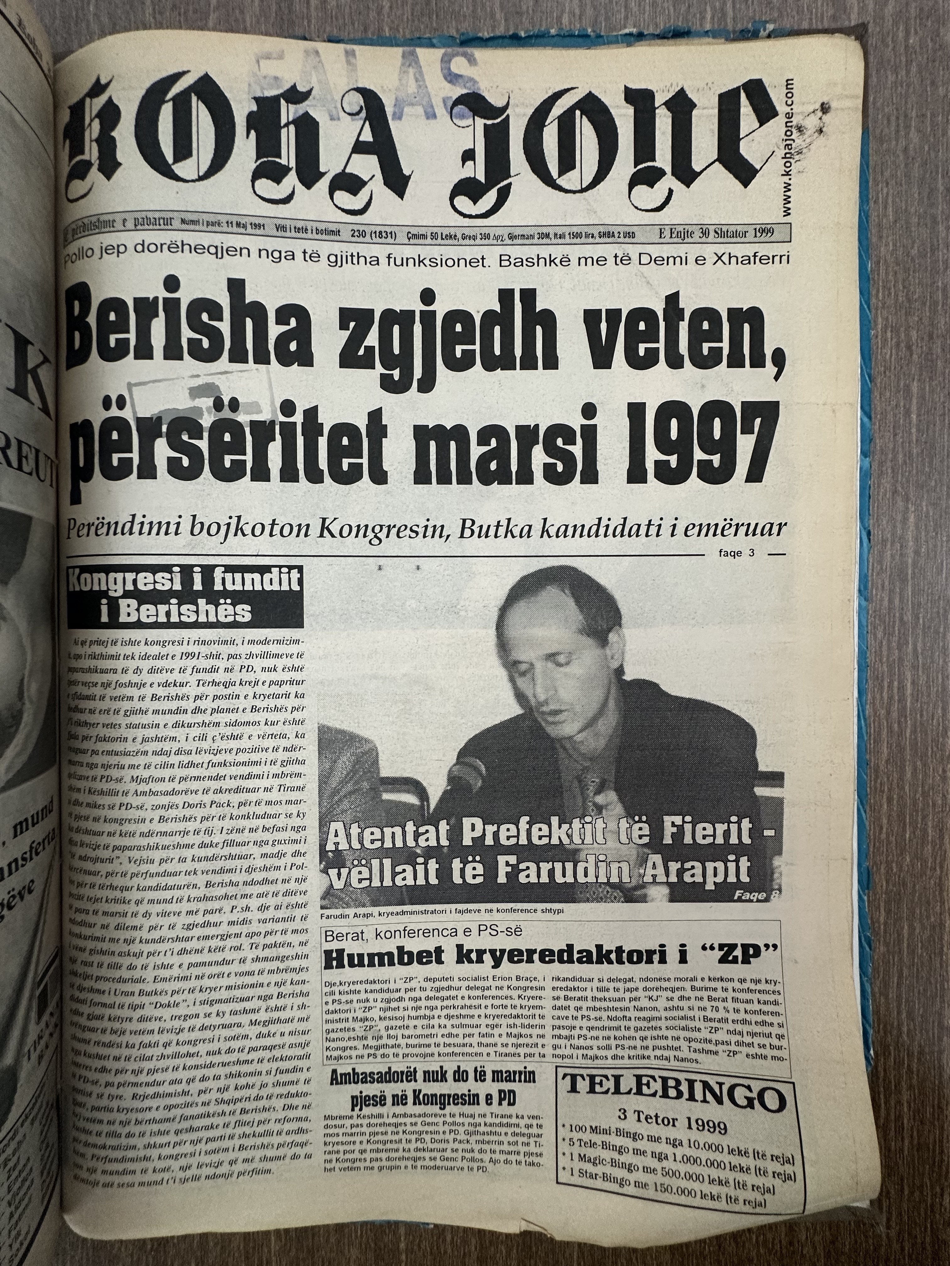 Koha Jonë 1999-09-30
