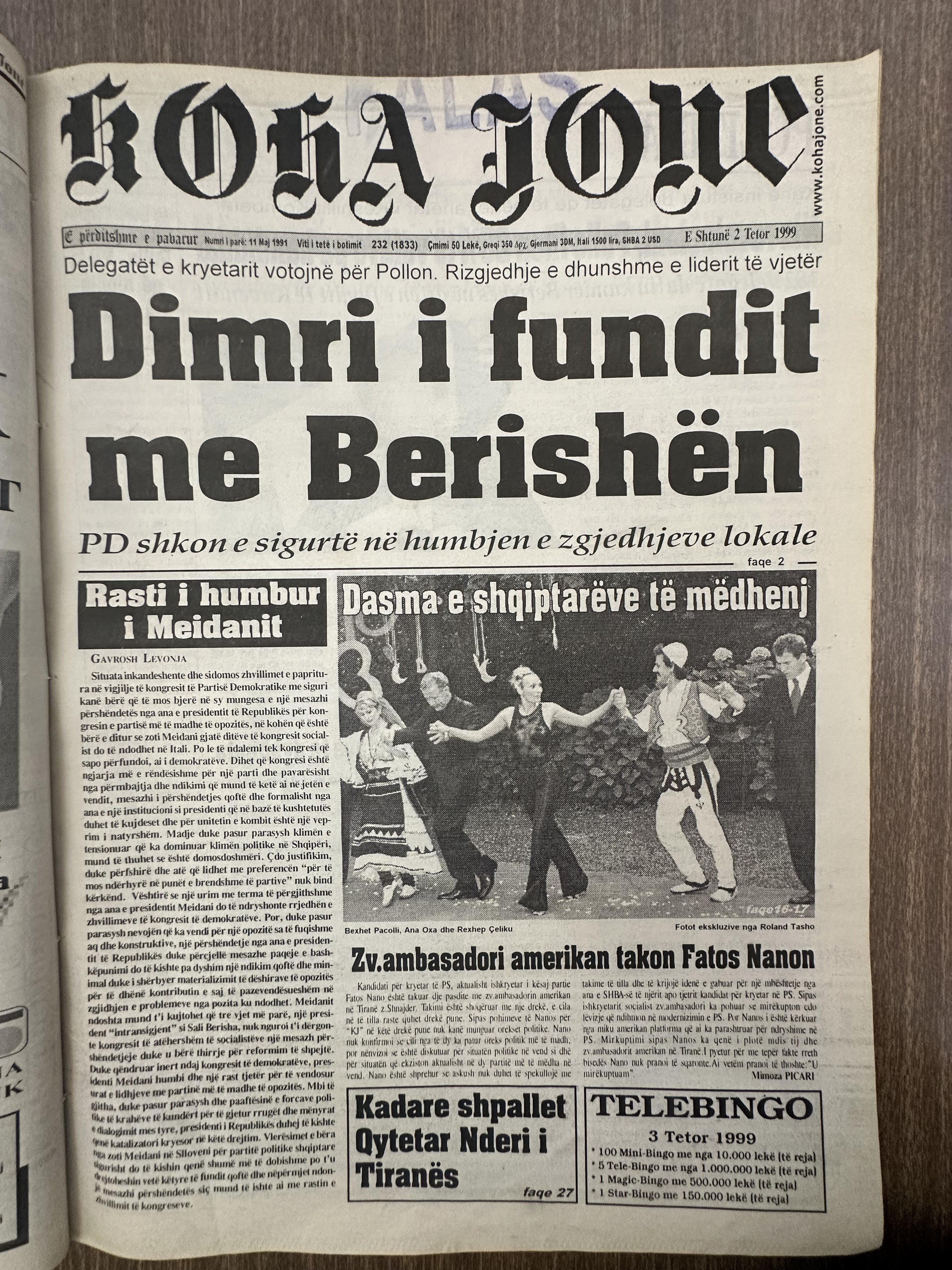 Koha Jonë 1999-10-02