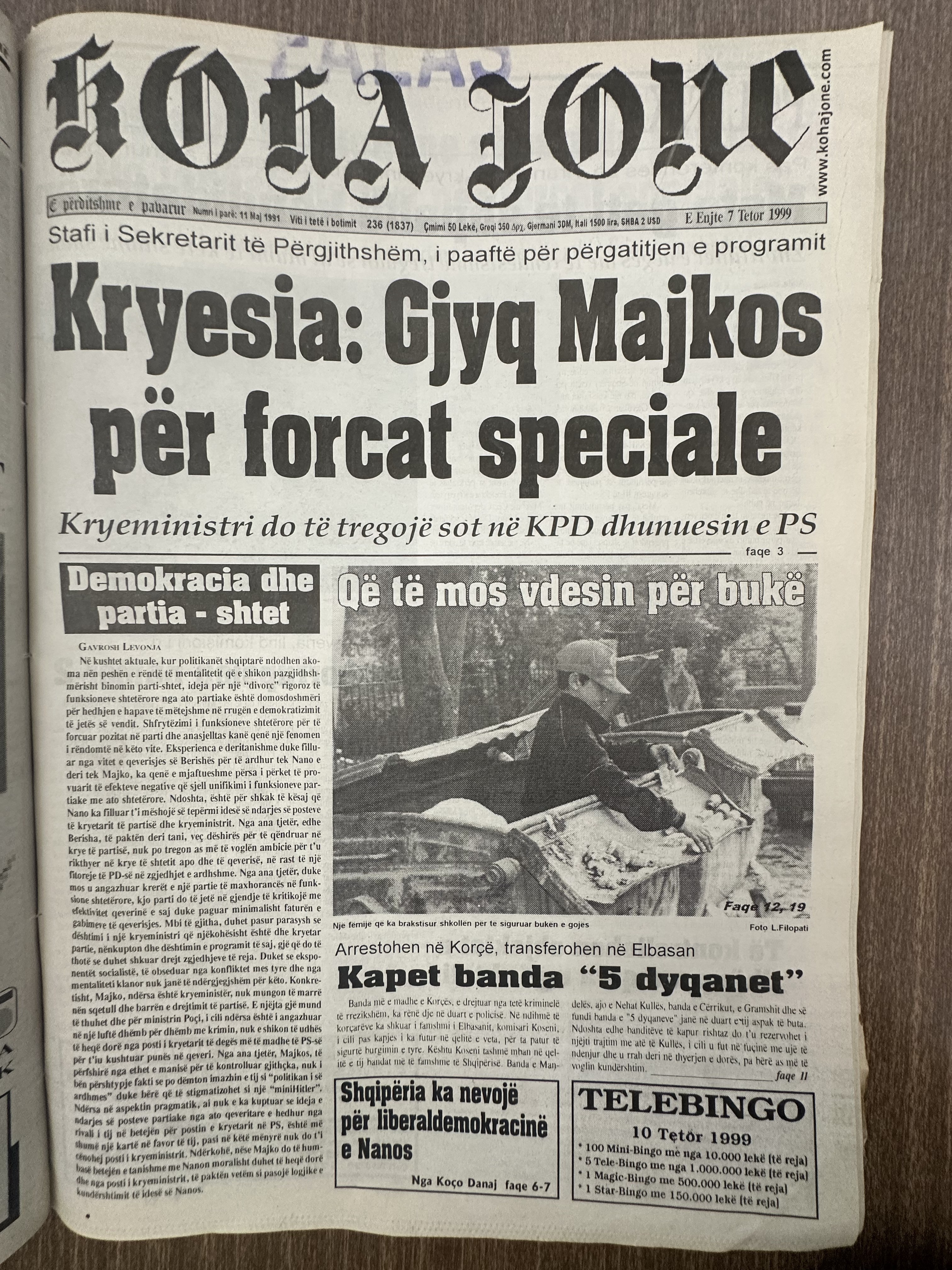 Koha Jonë 1999-10-07