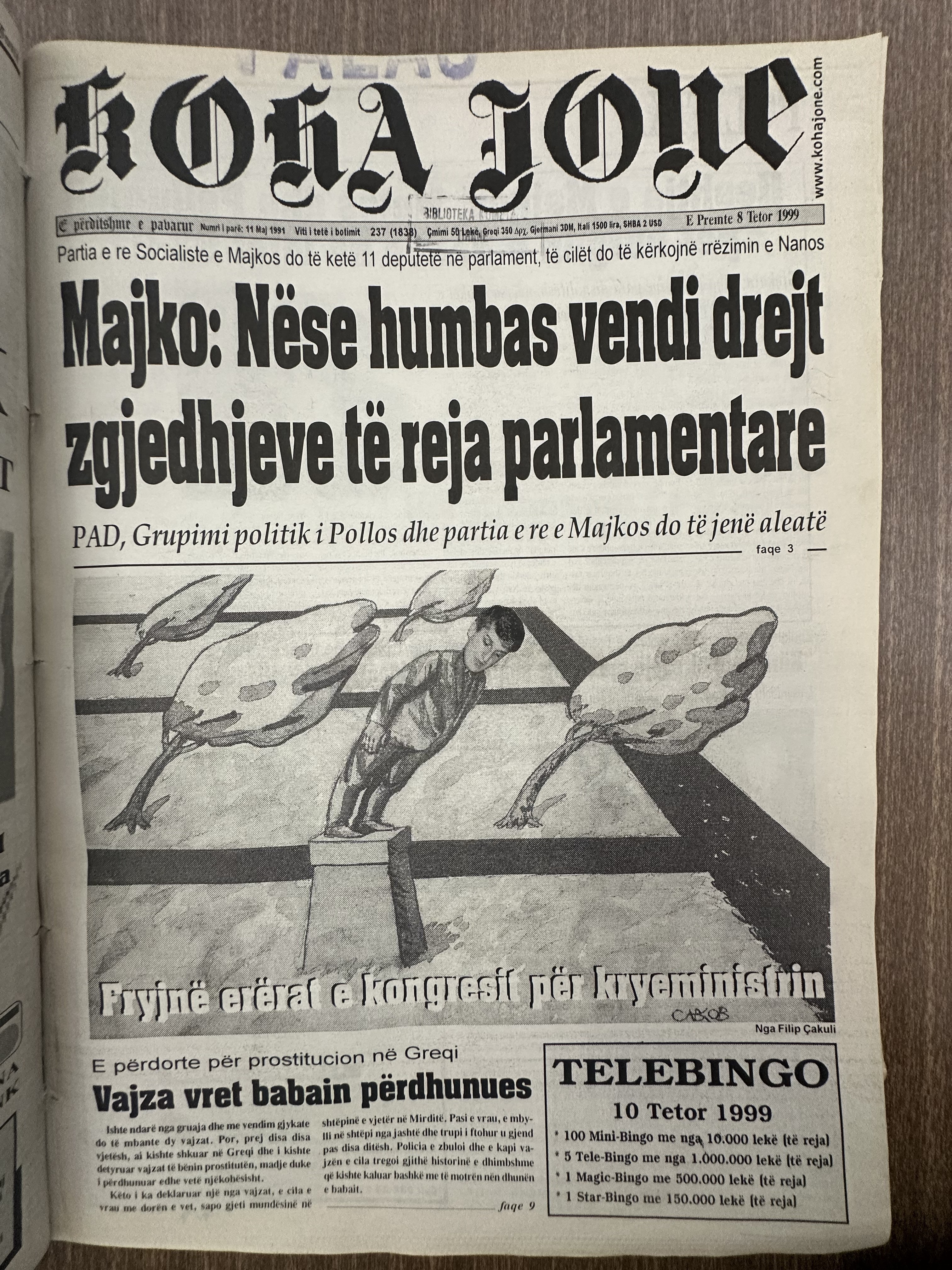 Koha Jonë 1999-10-08