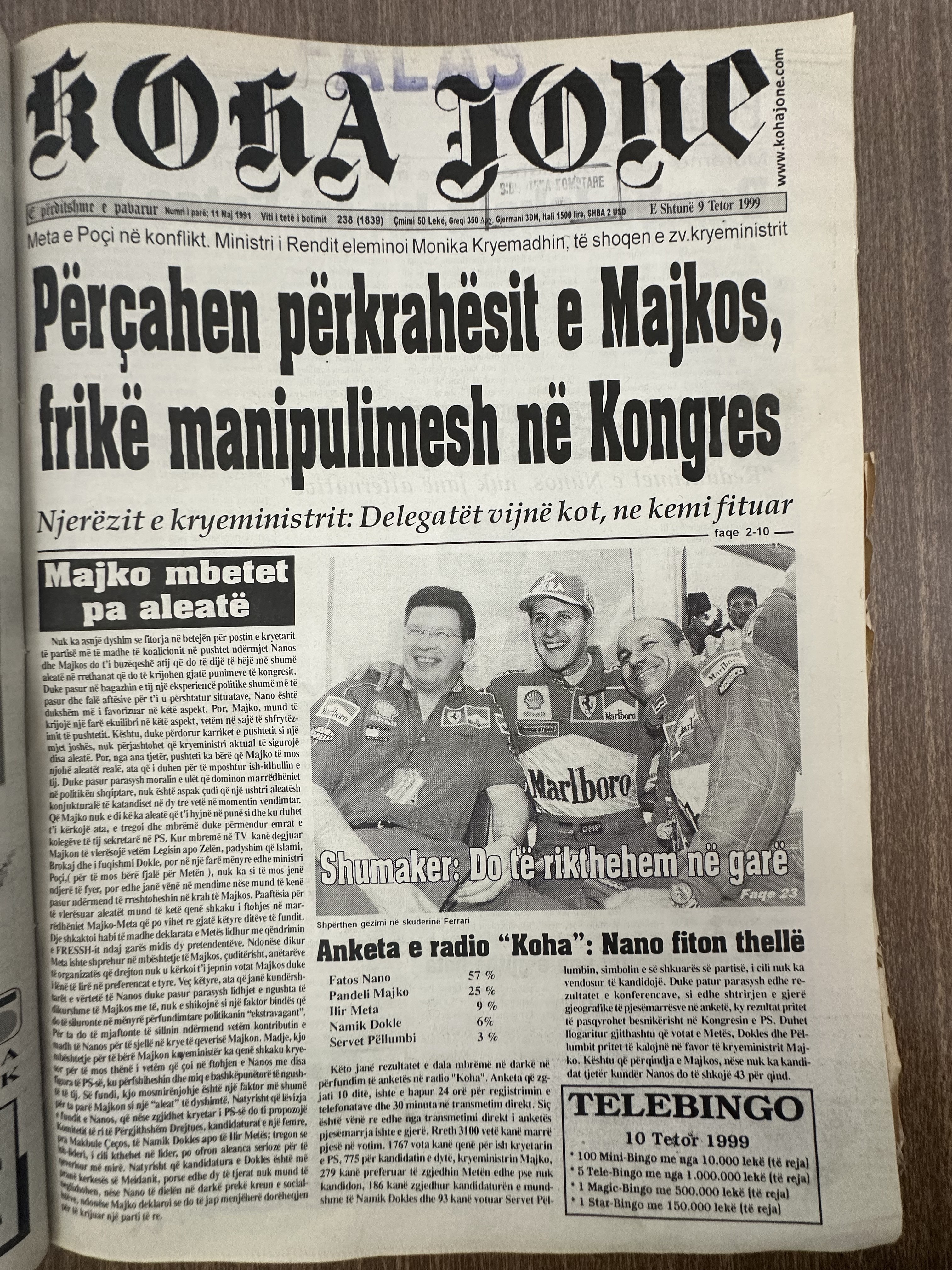 Koha Jonë 1999-10-09