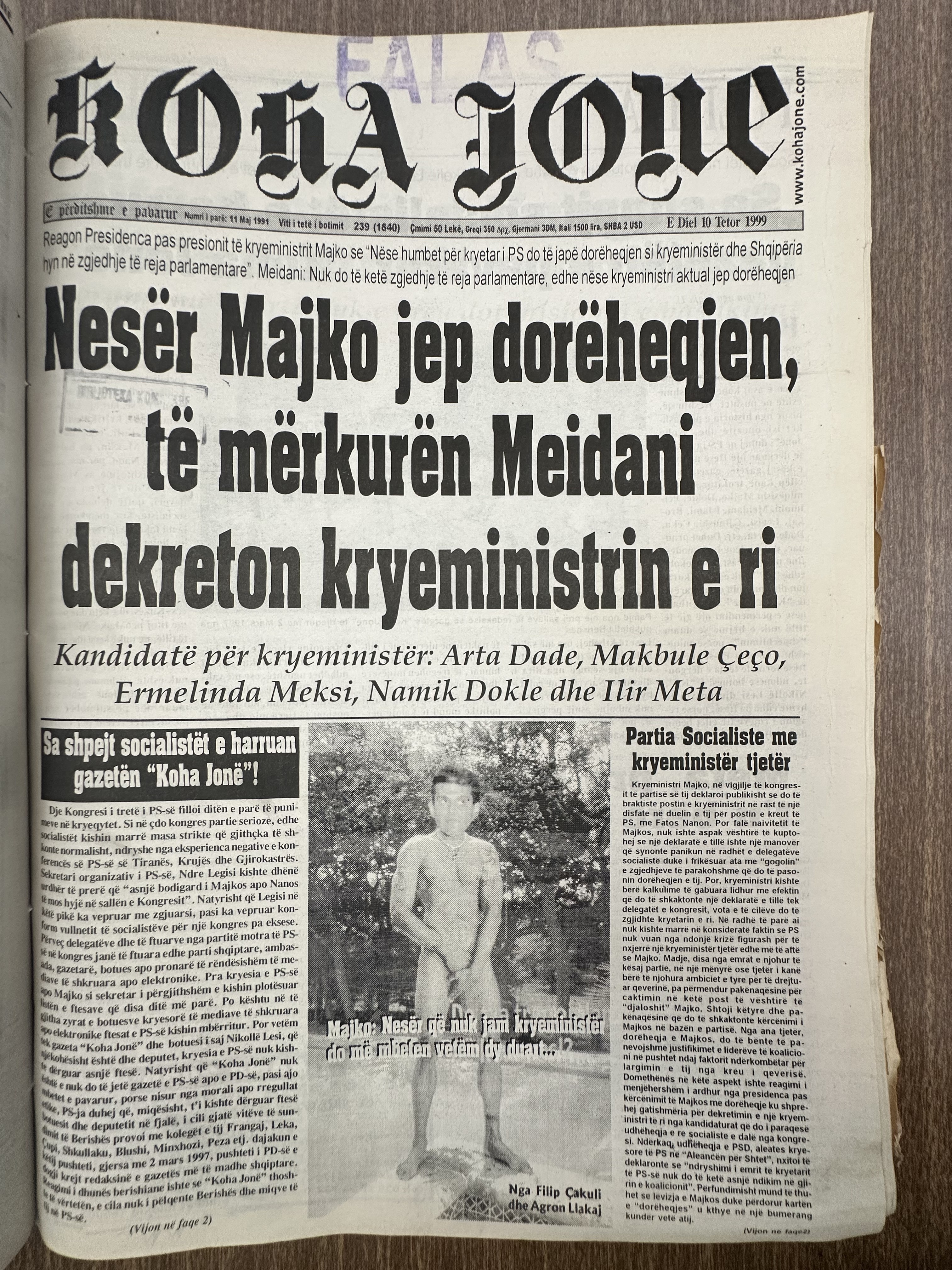 Koha Jonë 1999-10-10