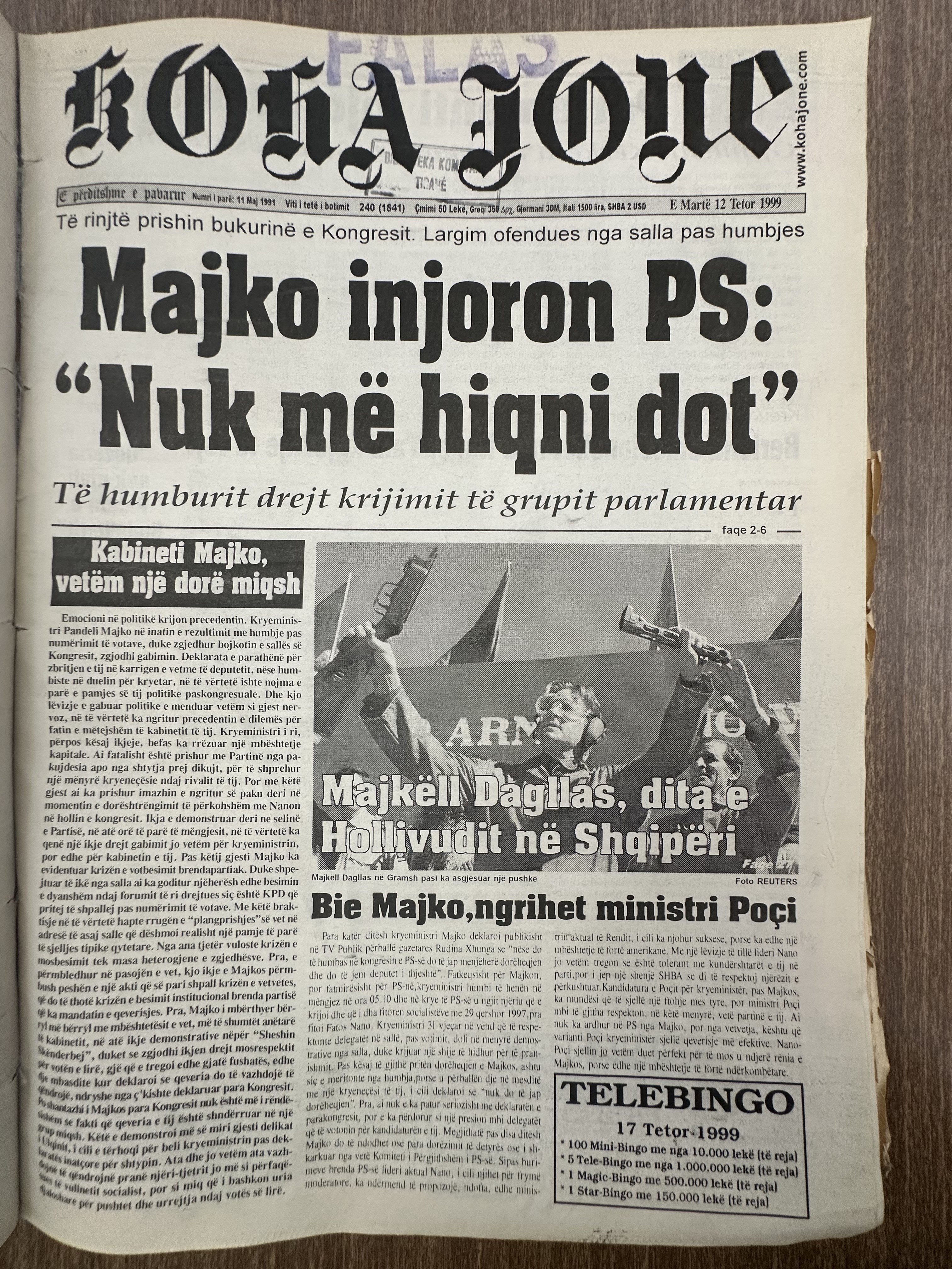 Koha Jonë 1999-10-12