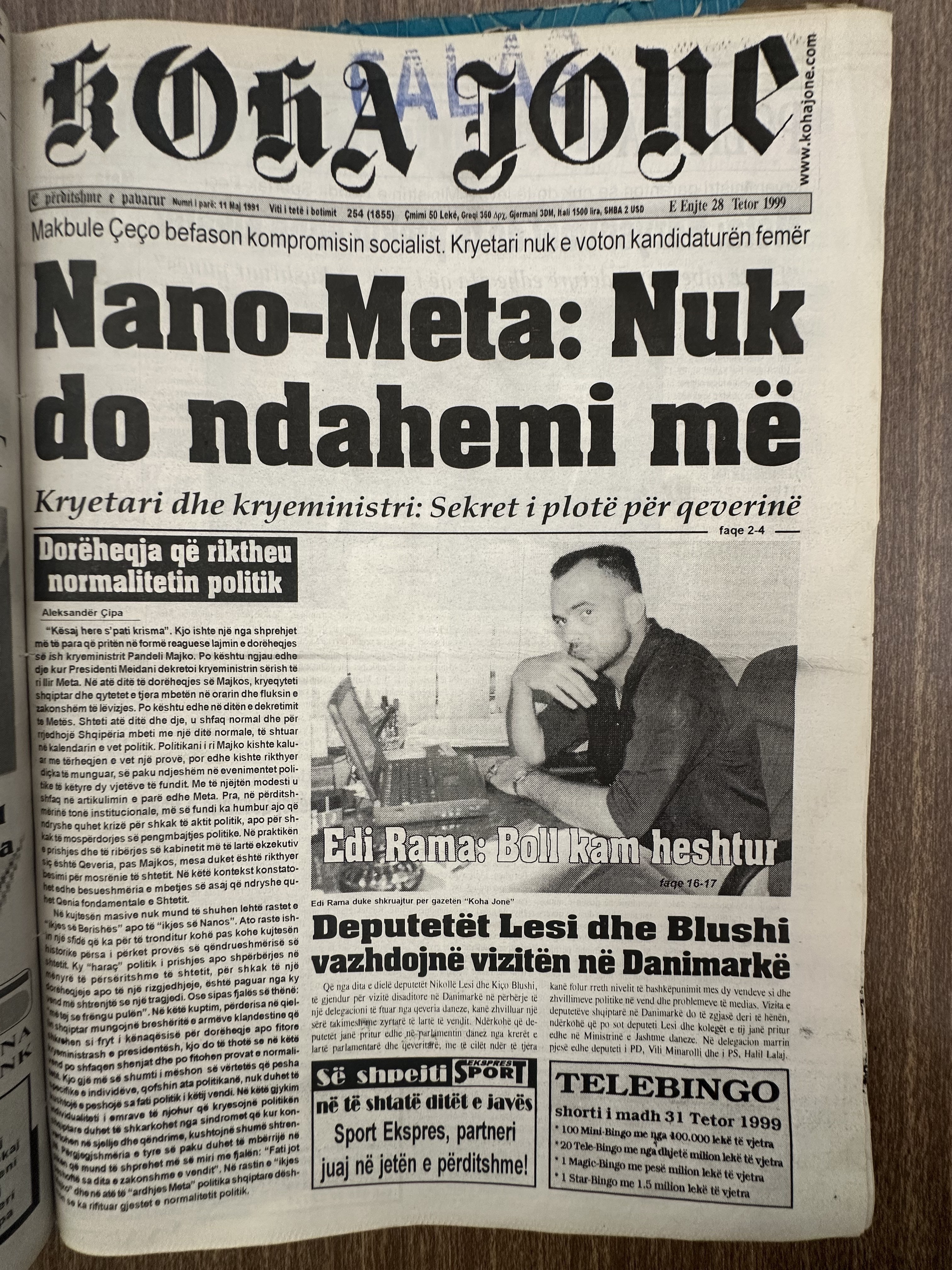 Koha Jonë 1999-10-28