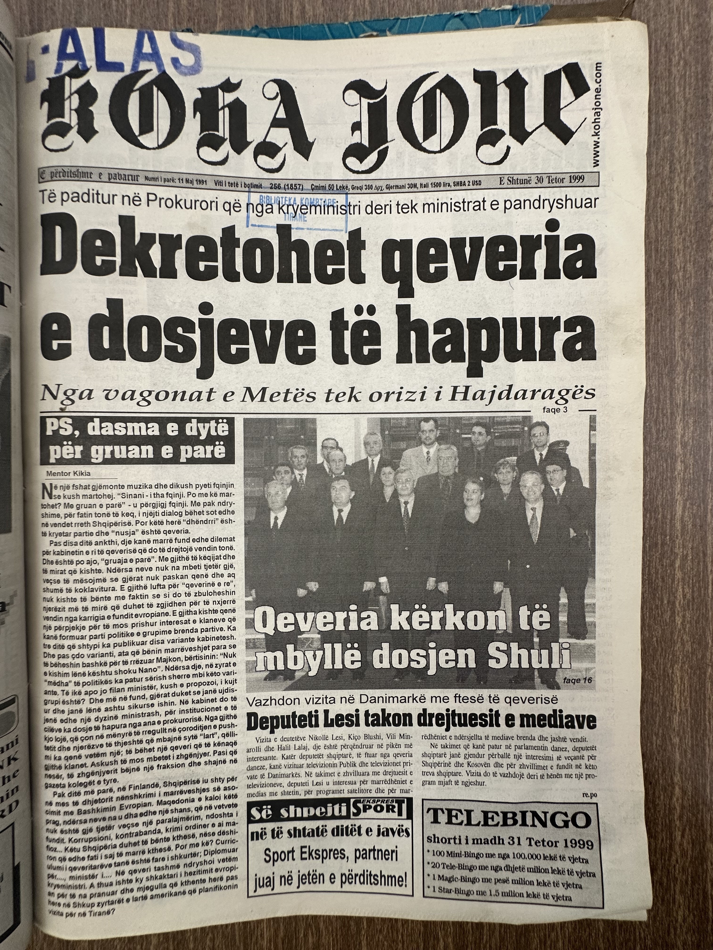 Koha Jonë 1999-10-30