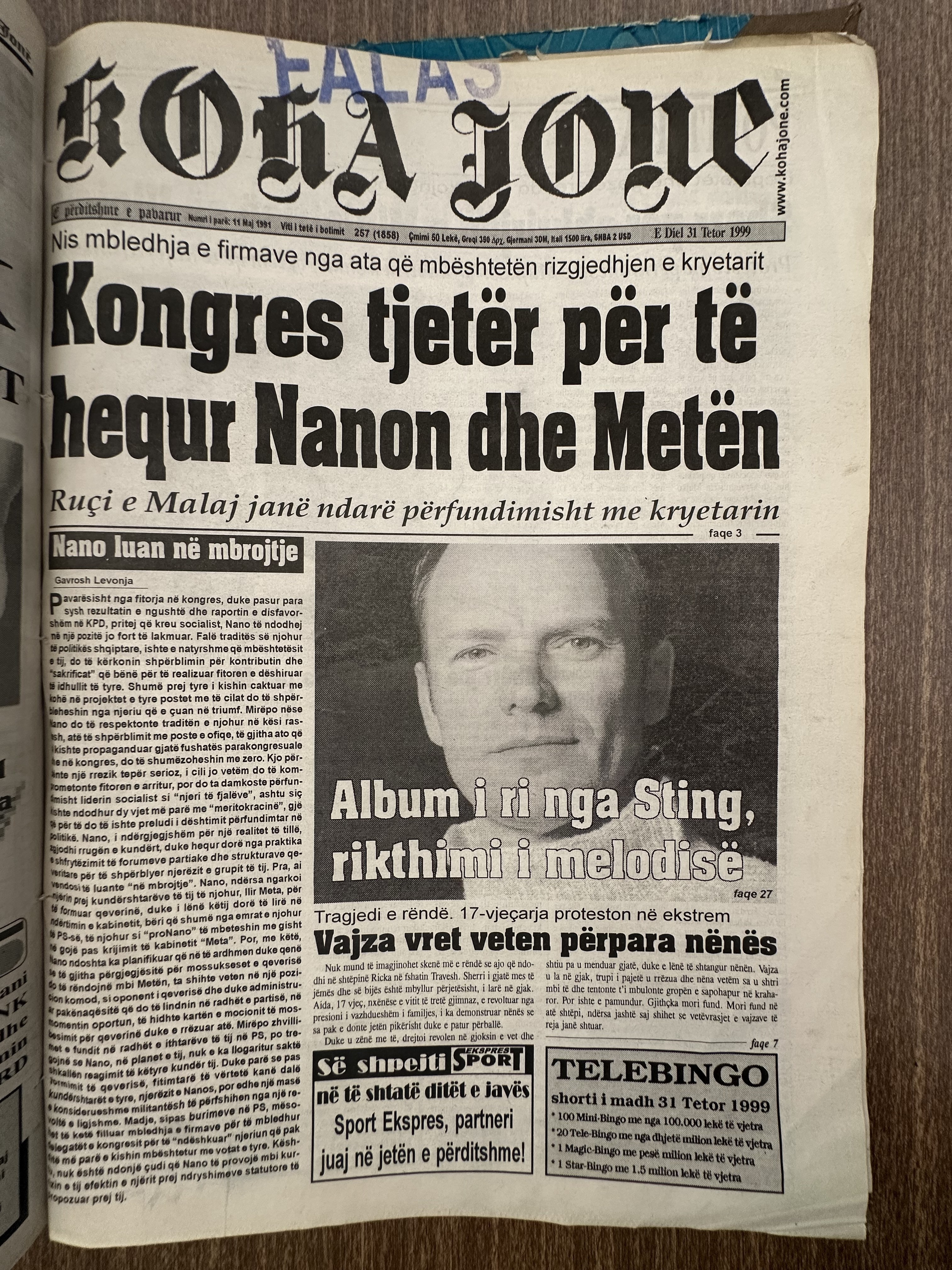 Koha Jonë 1999-10-31