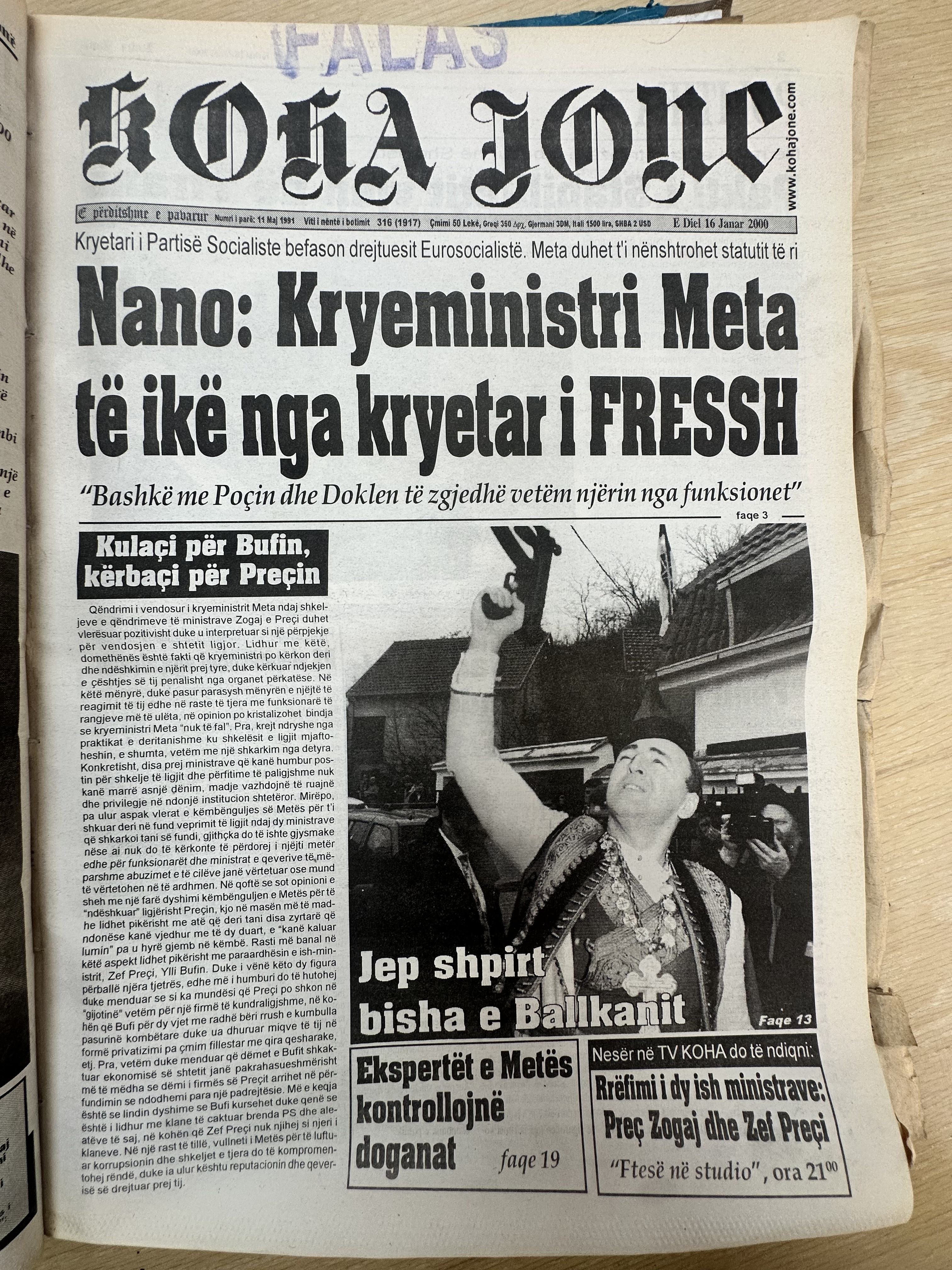Koha Jonë 2000-03-16
