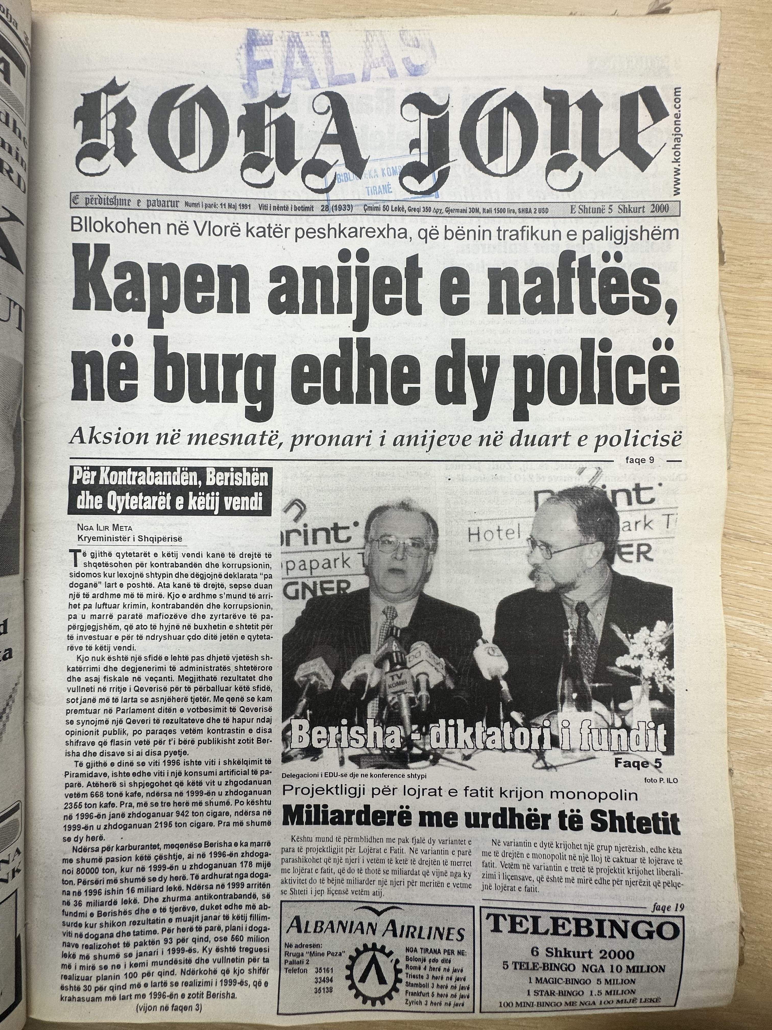 Koha Jonë 2000-02-05
