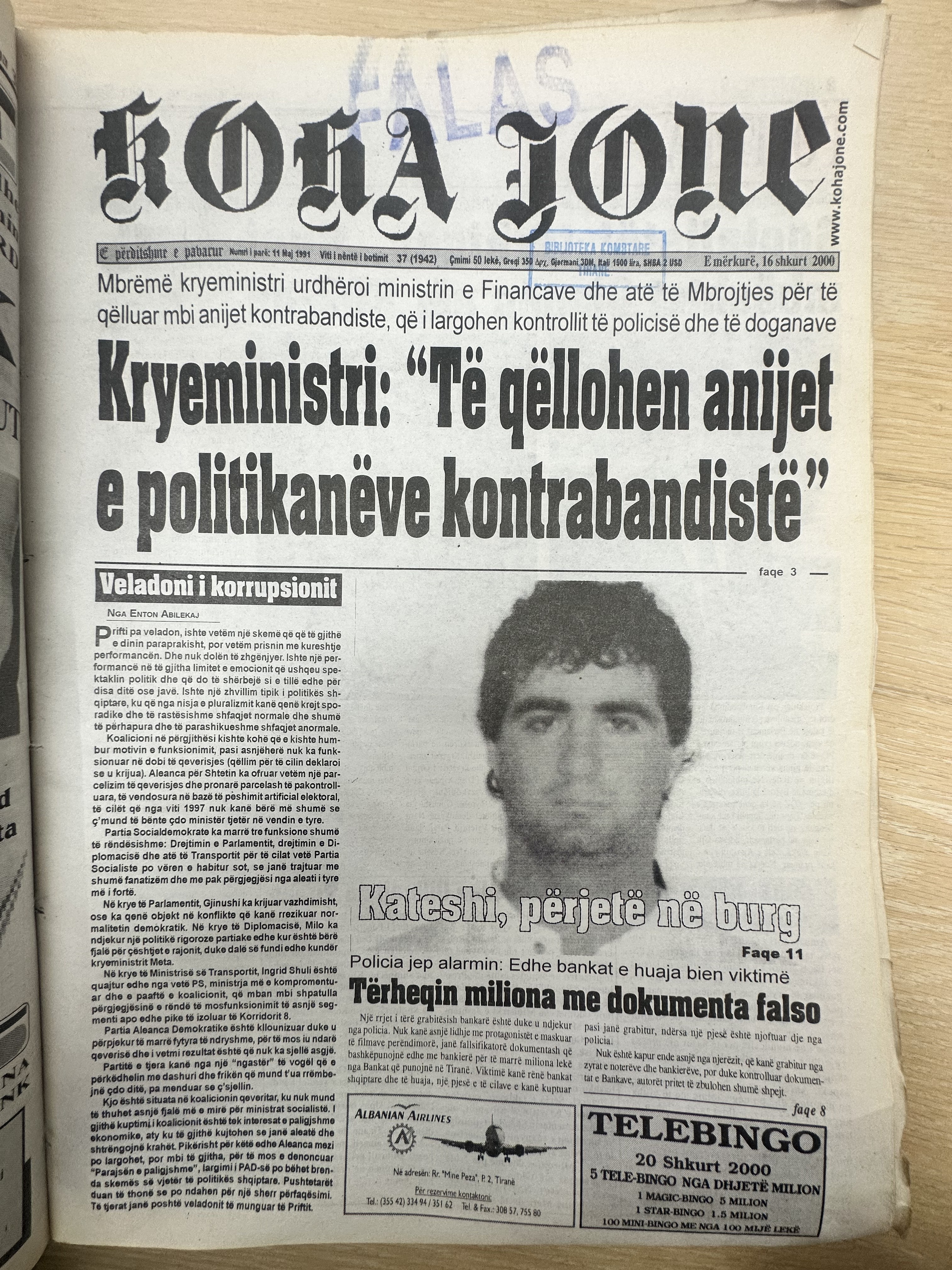 Koha Jonë 2000-02-16