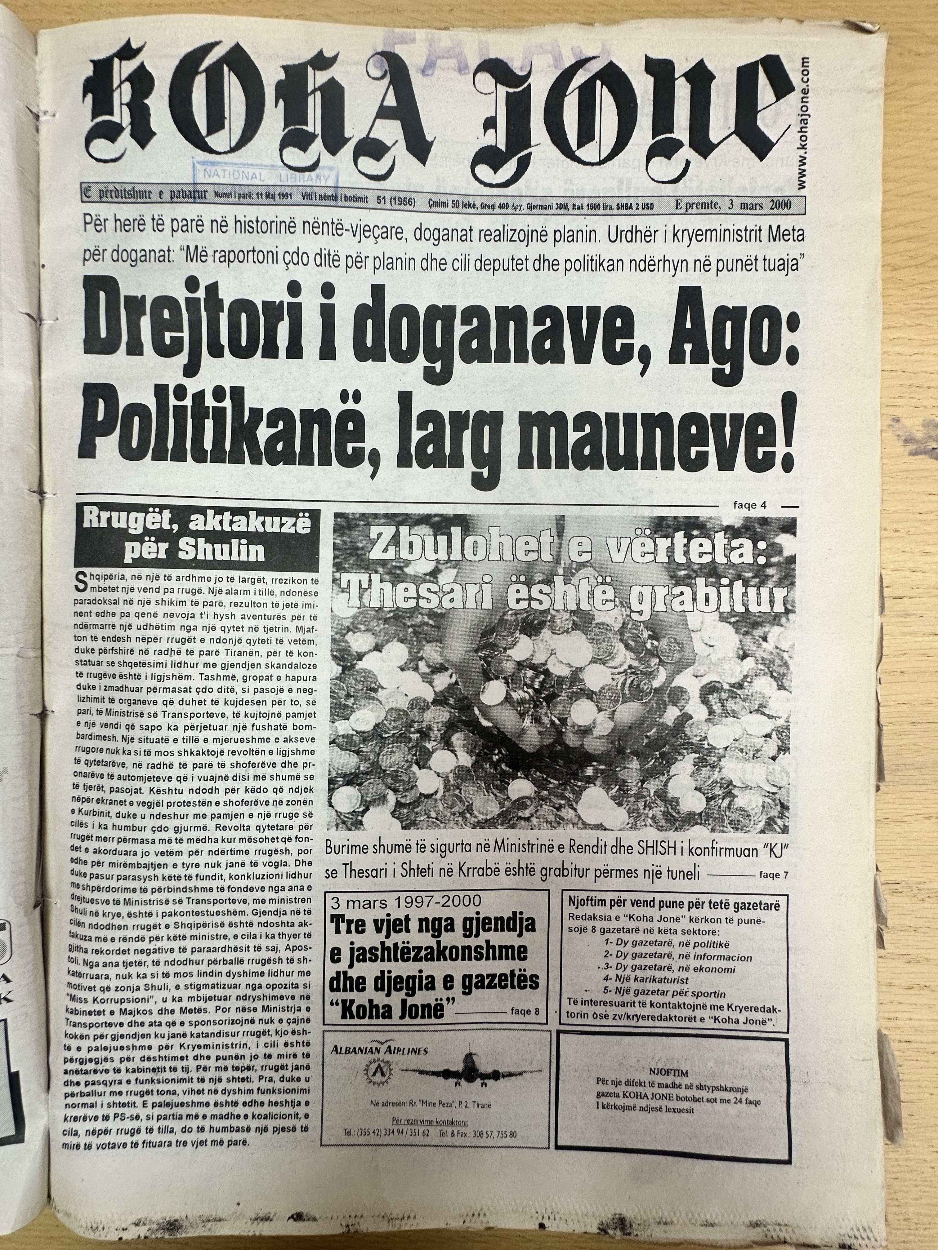 Koha Jonë 2000-03-03