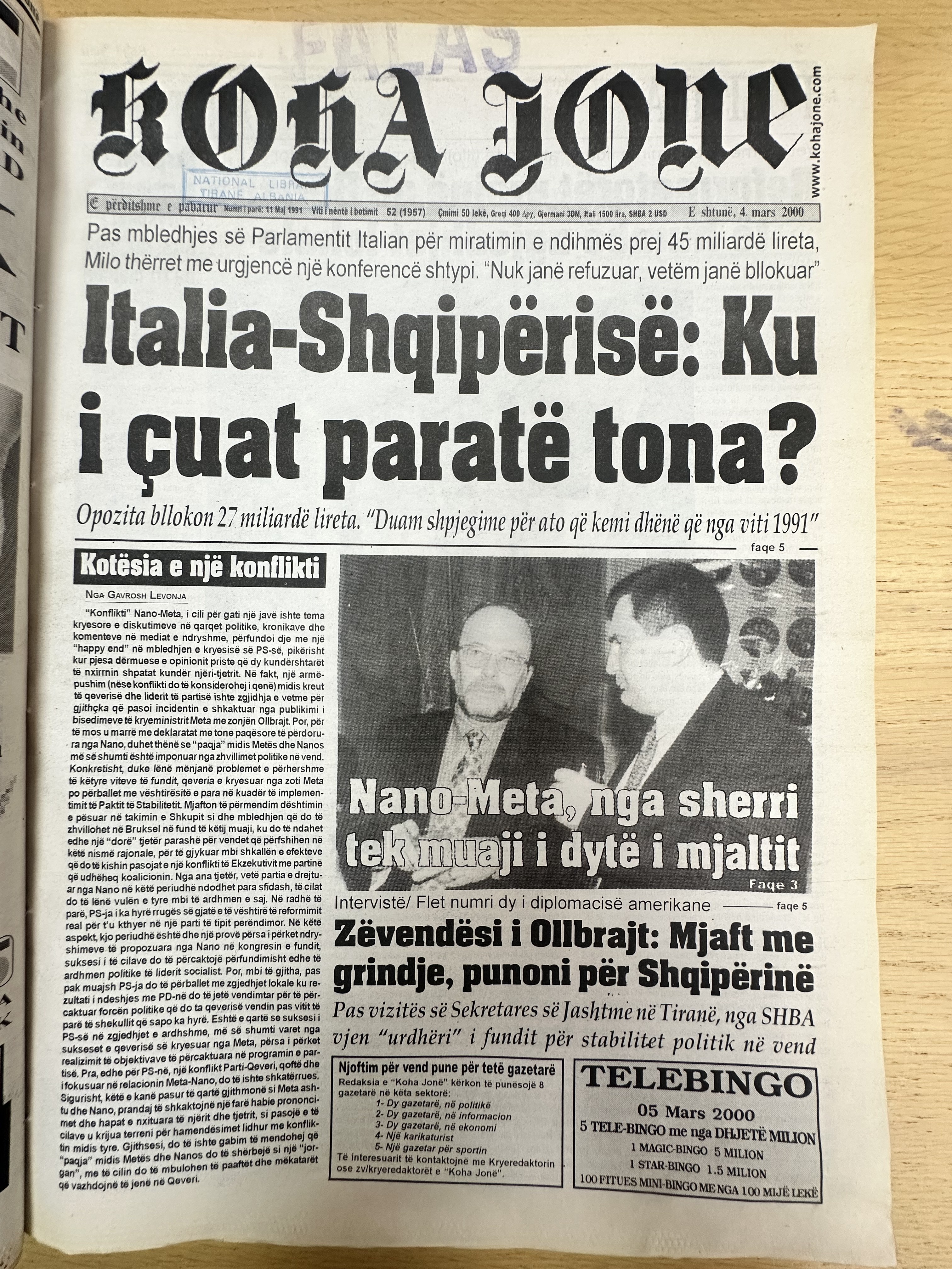 Koha Jonë 2000-03-04