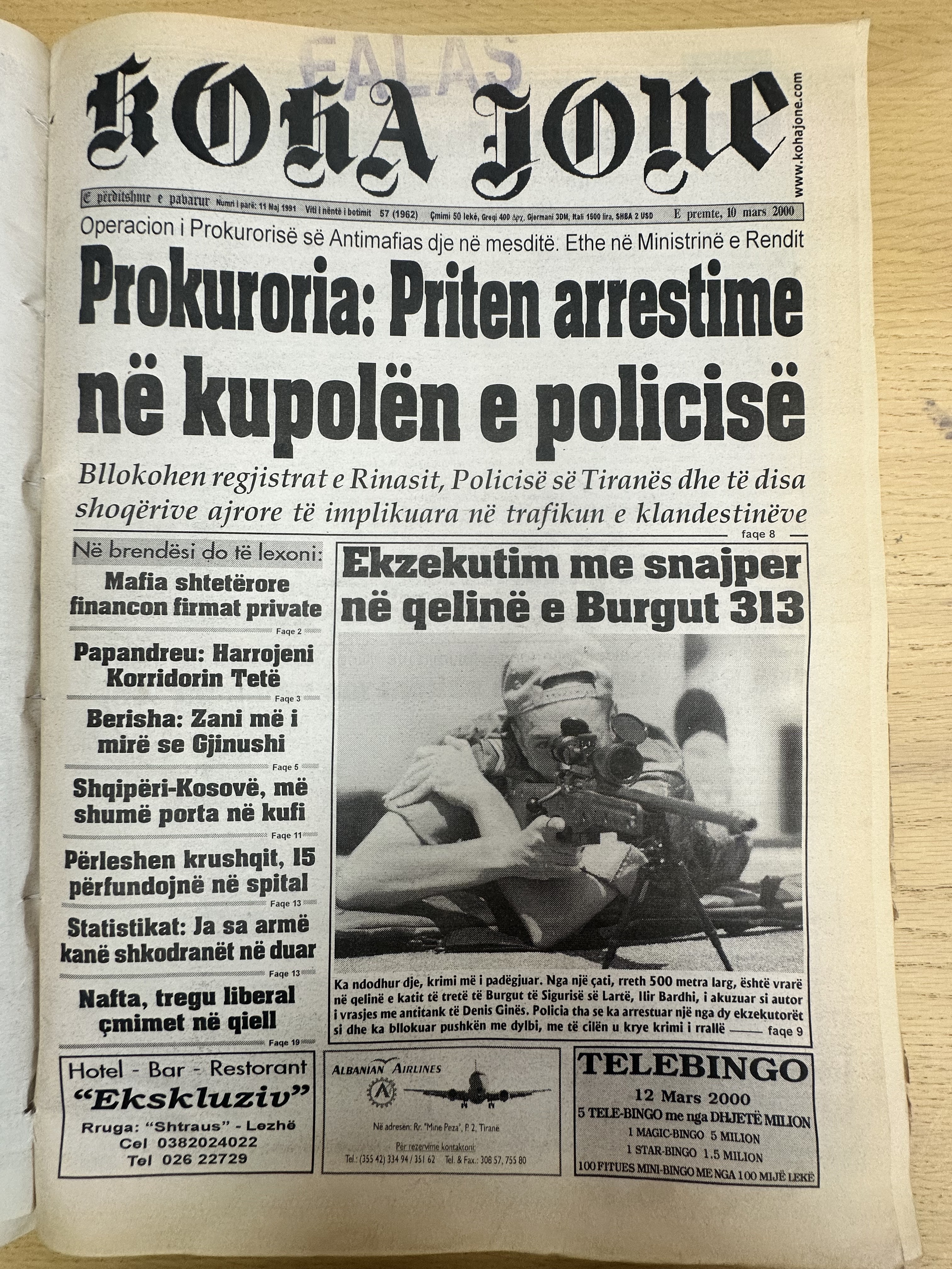 Koha Jonë 2000-03-10