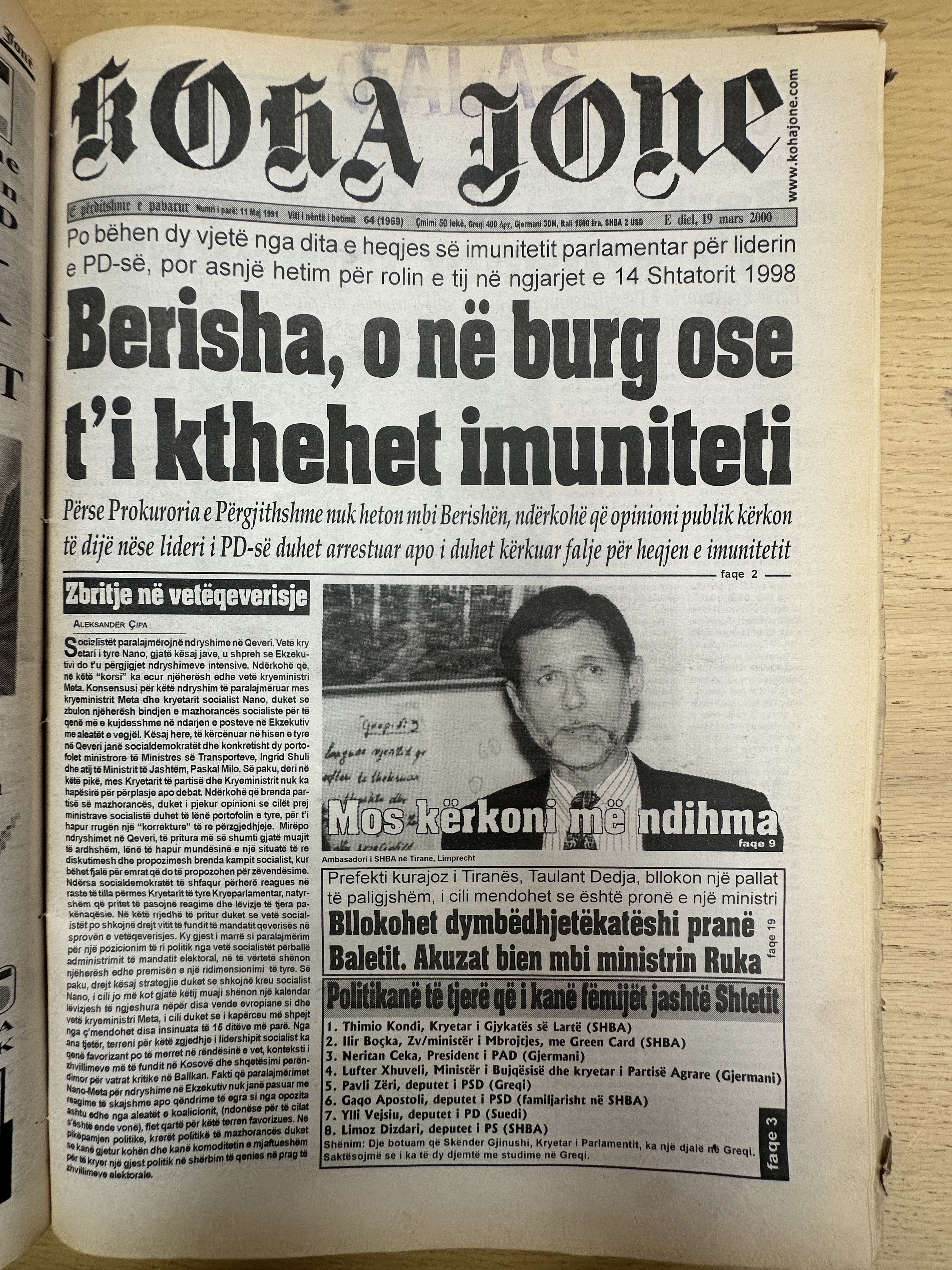 Koha Jonë 2000-03-19