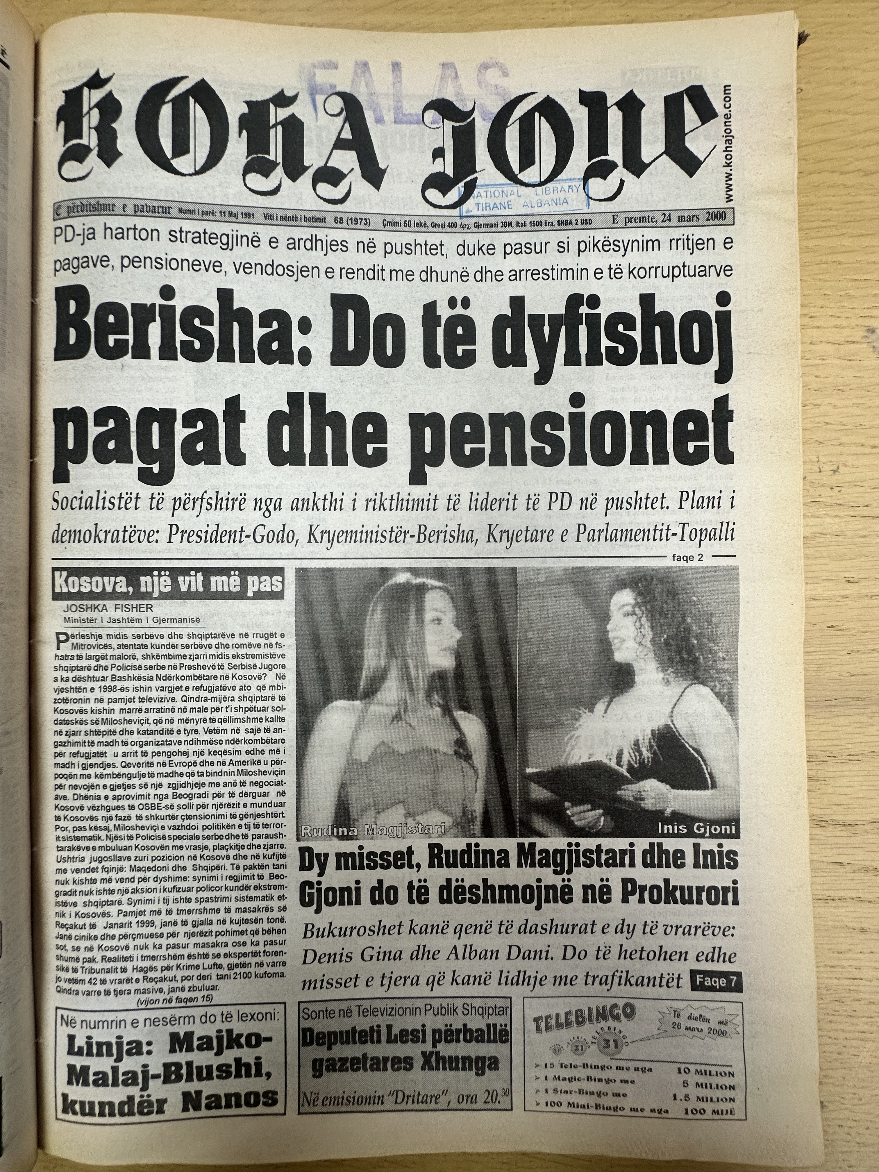Koha Jonë 2000-03-24