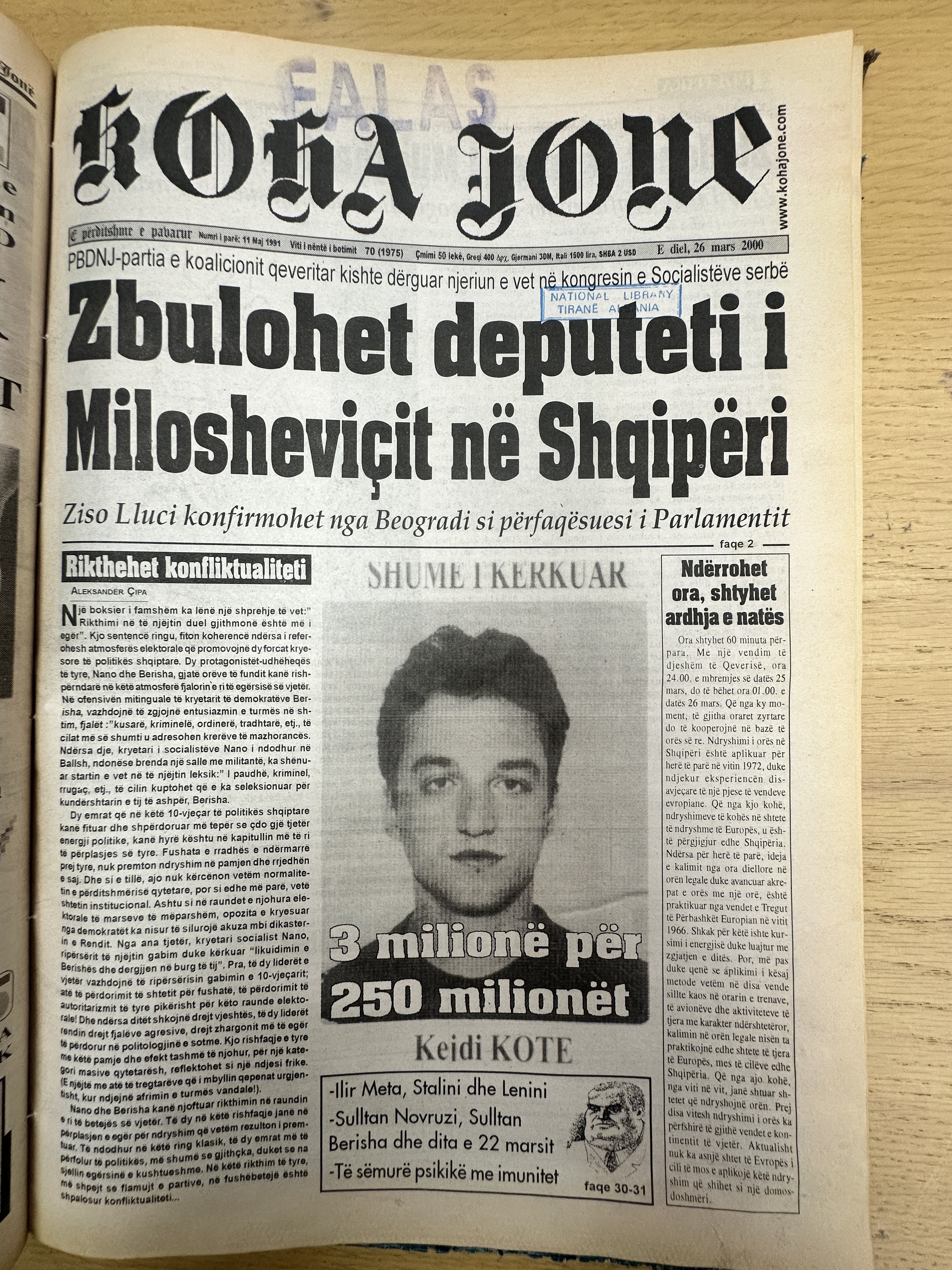 Koha Jonë 2000-03-26