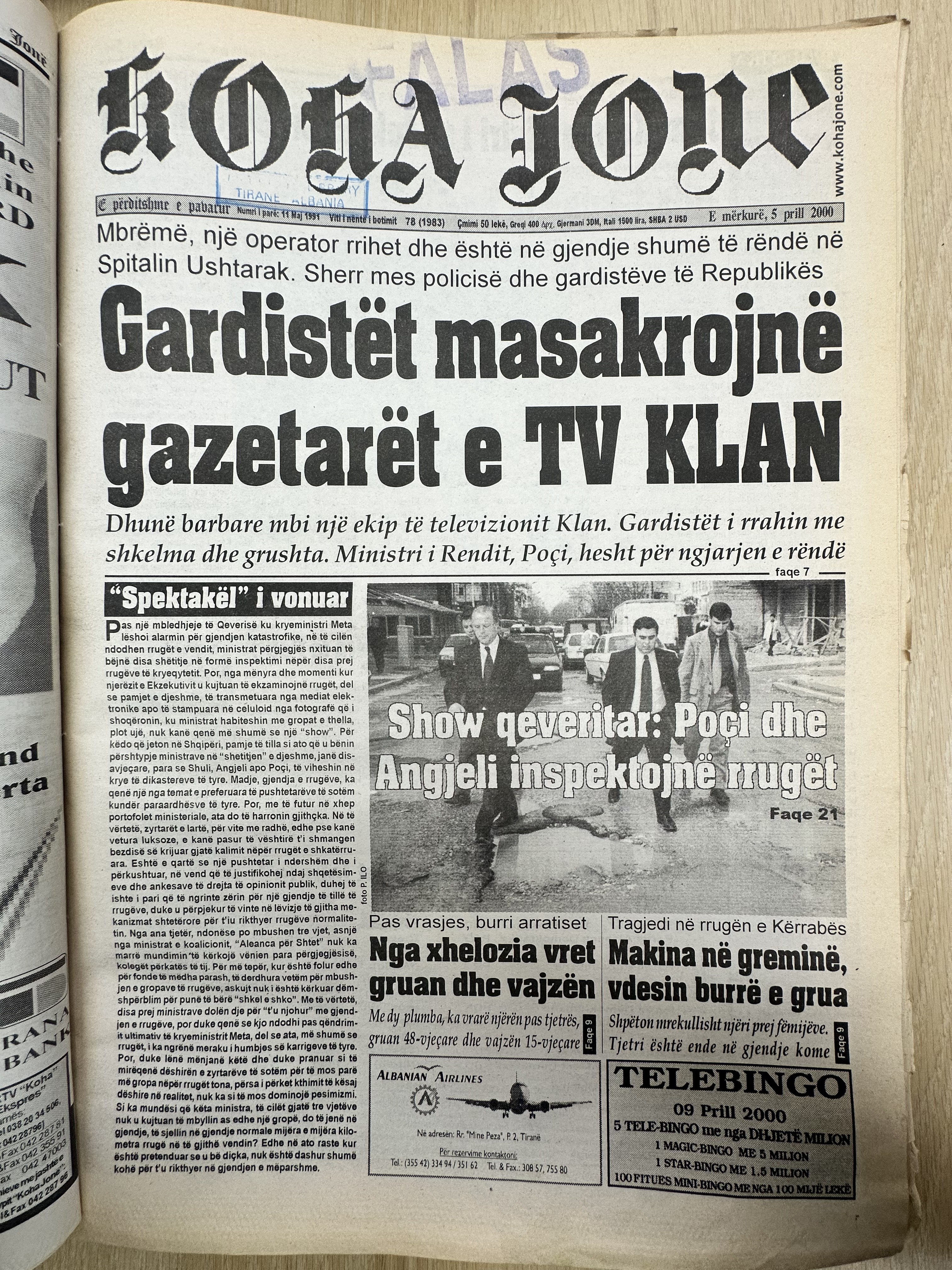 Koha Jonë 2000-04-05
