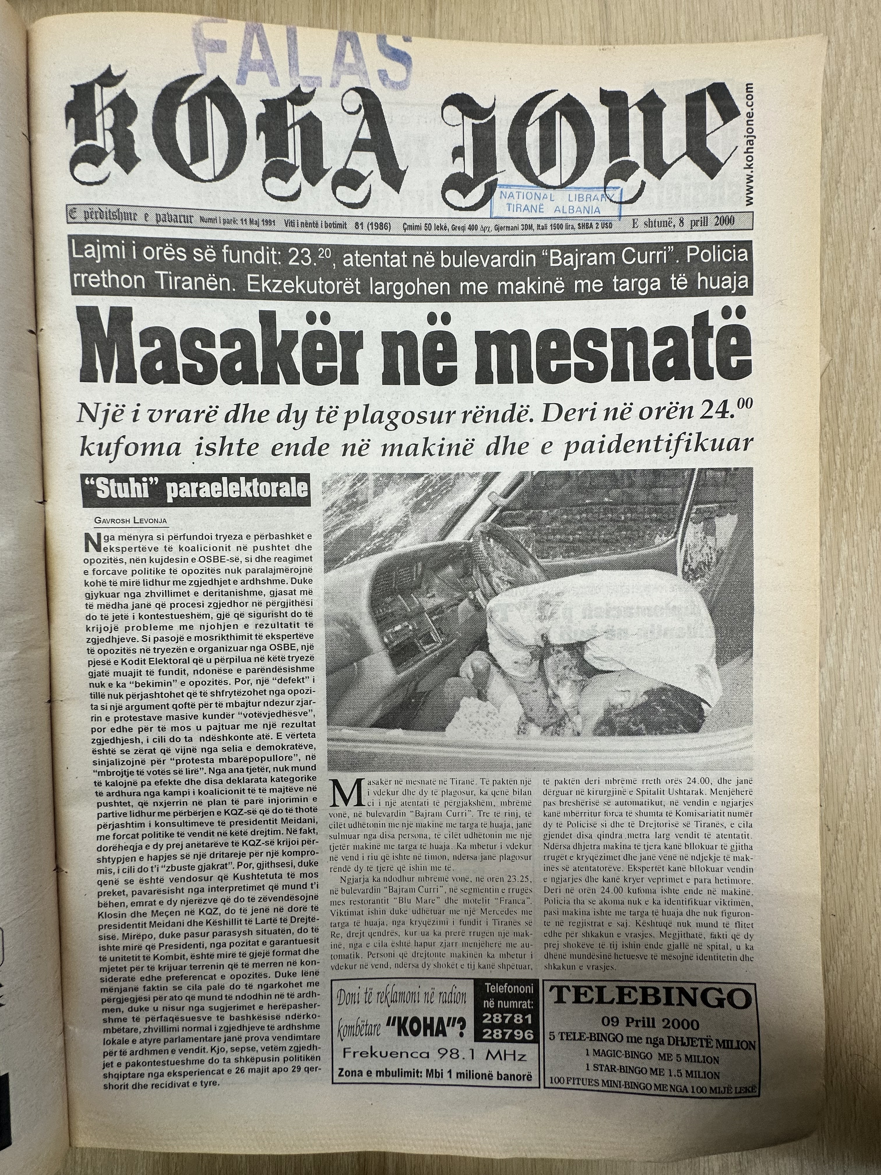 Koha Jonë 2000-04-08