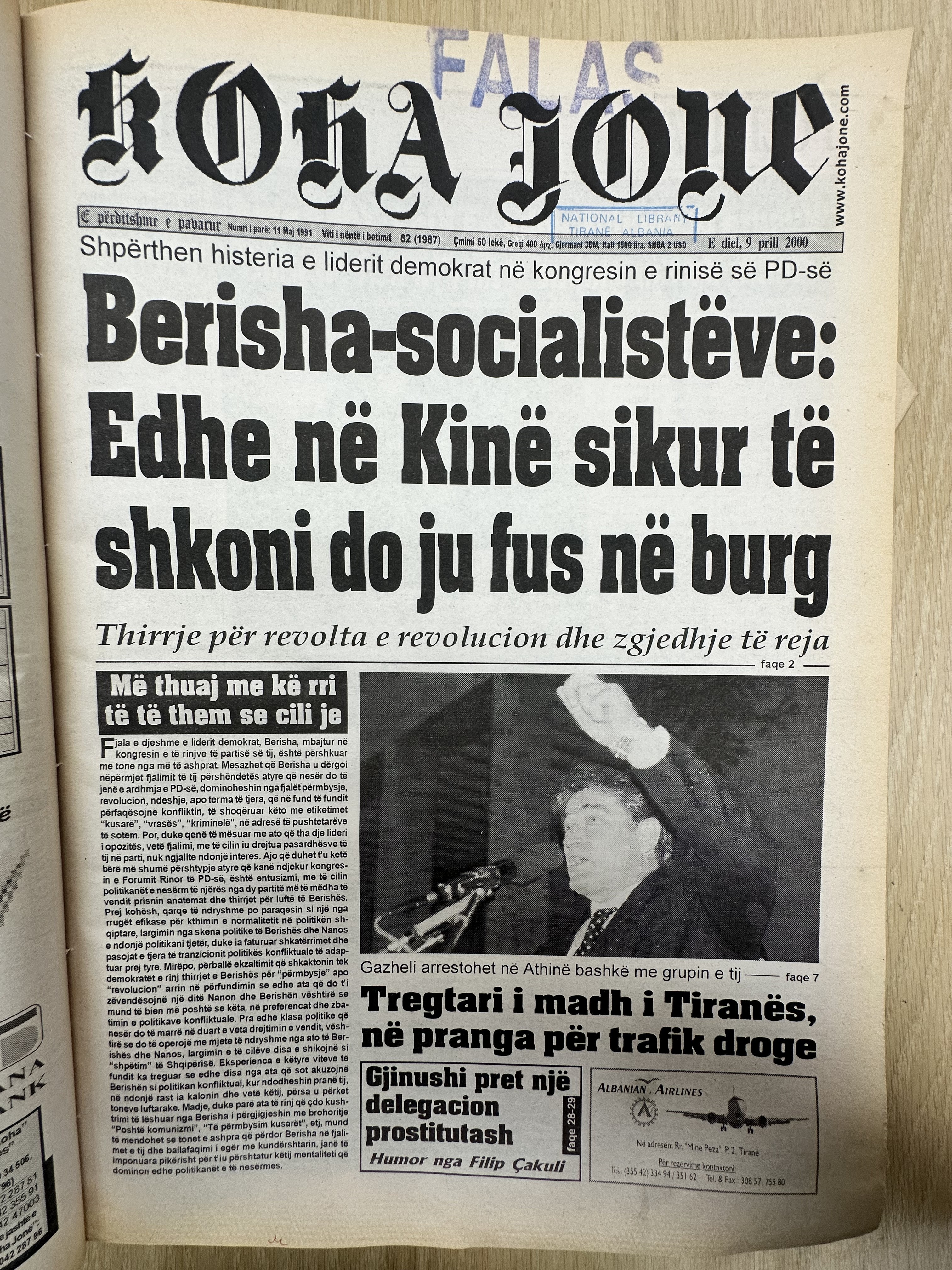 Koha Jonë 2000-04-09