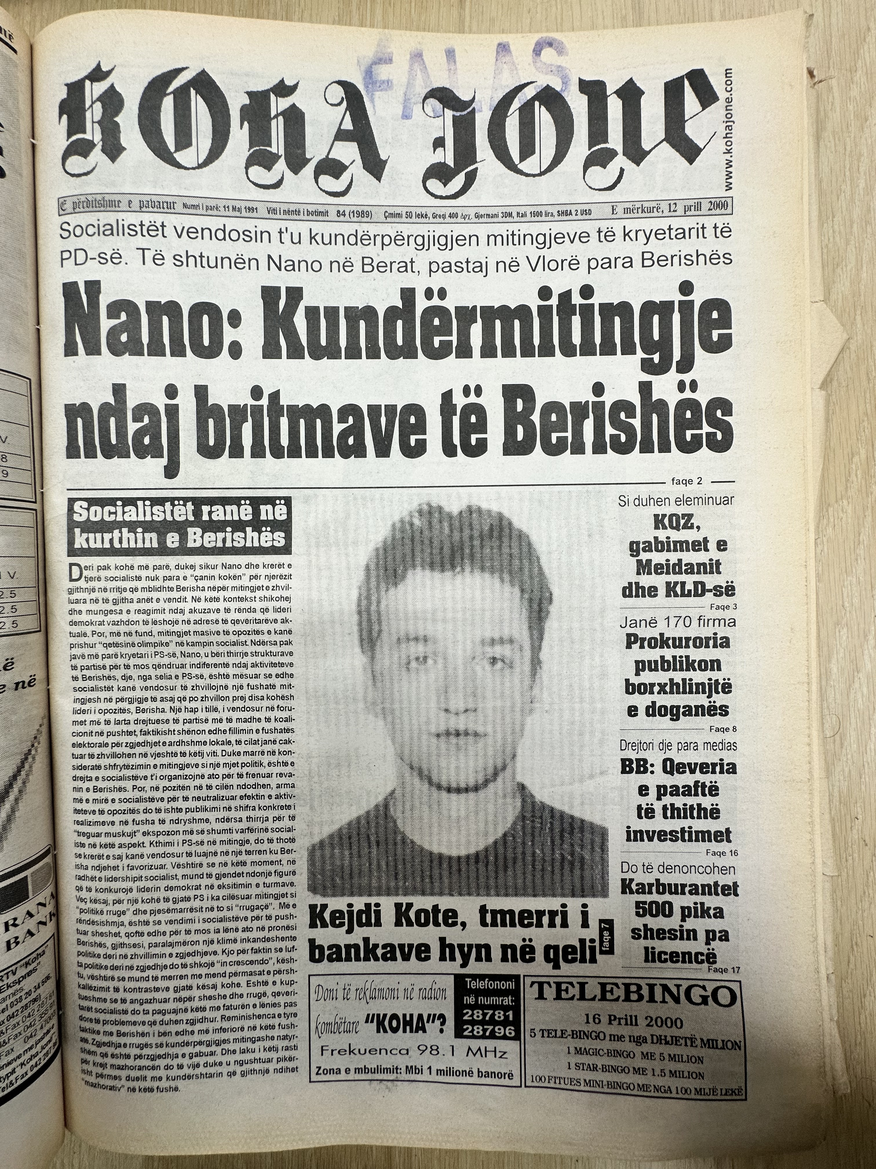Koha Jonë 2000-04-12