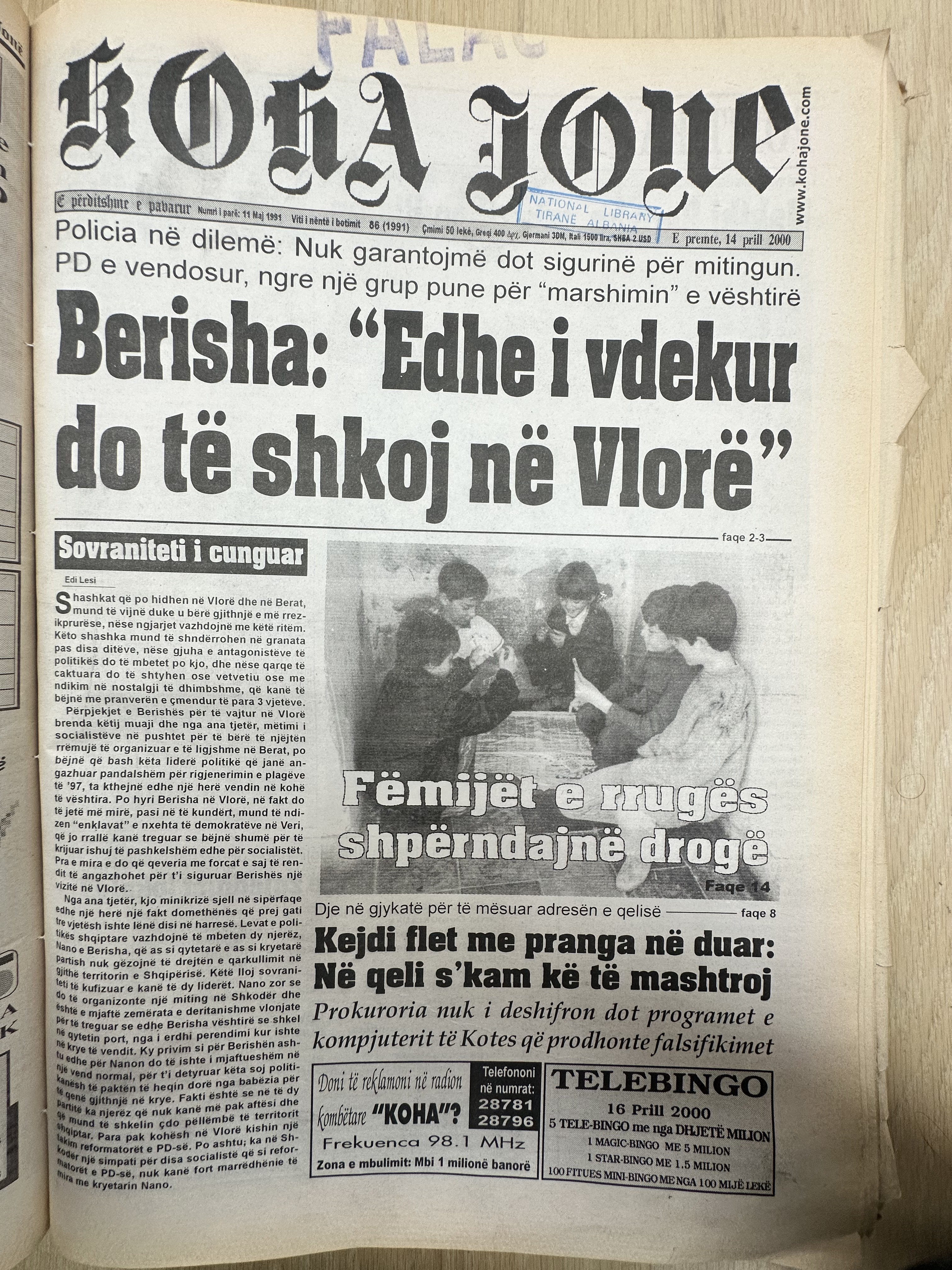 Koha Jonë 2000-04-14