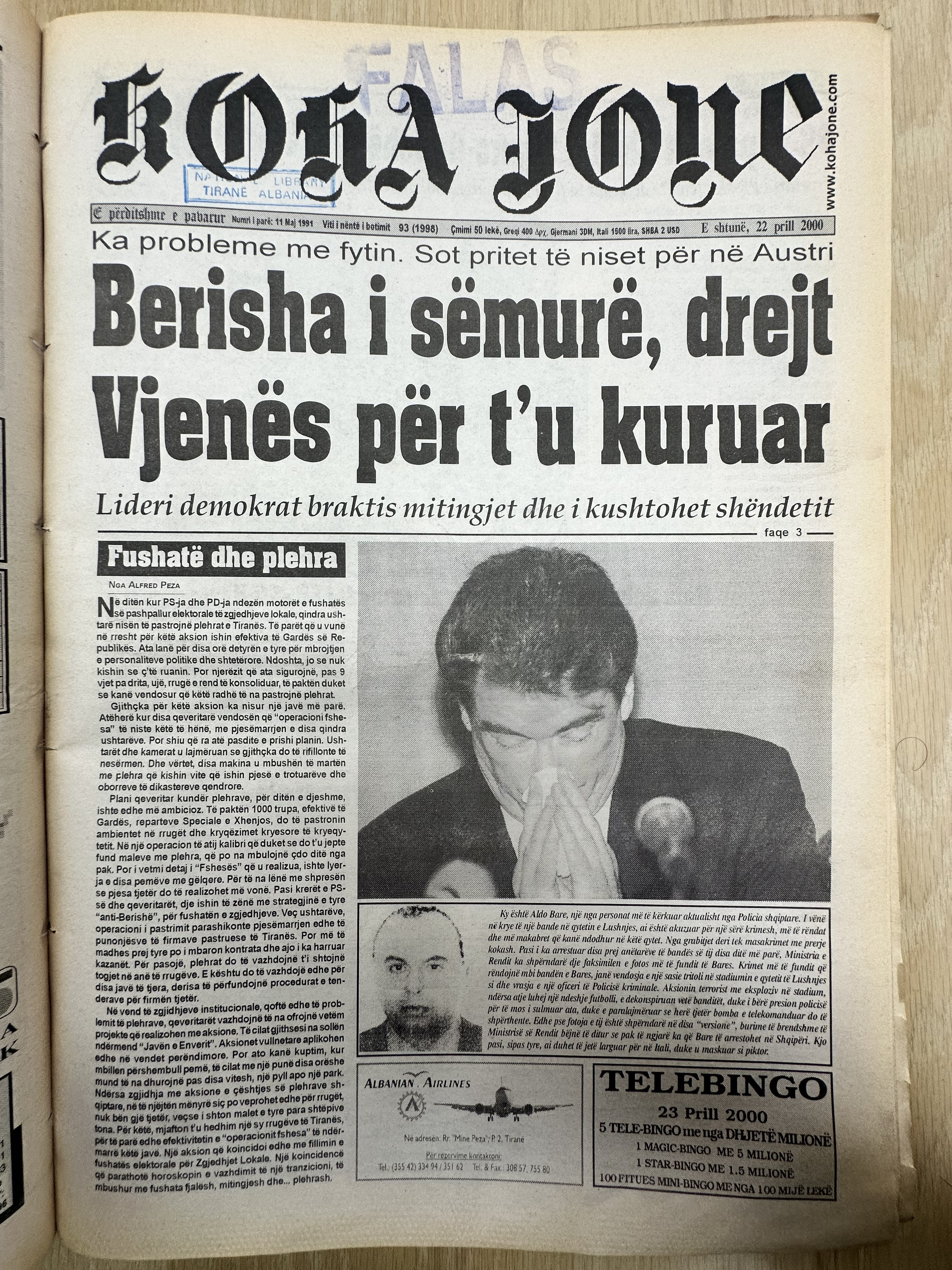 Koha Jonë 2000-04-22