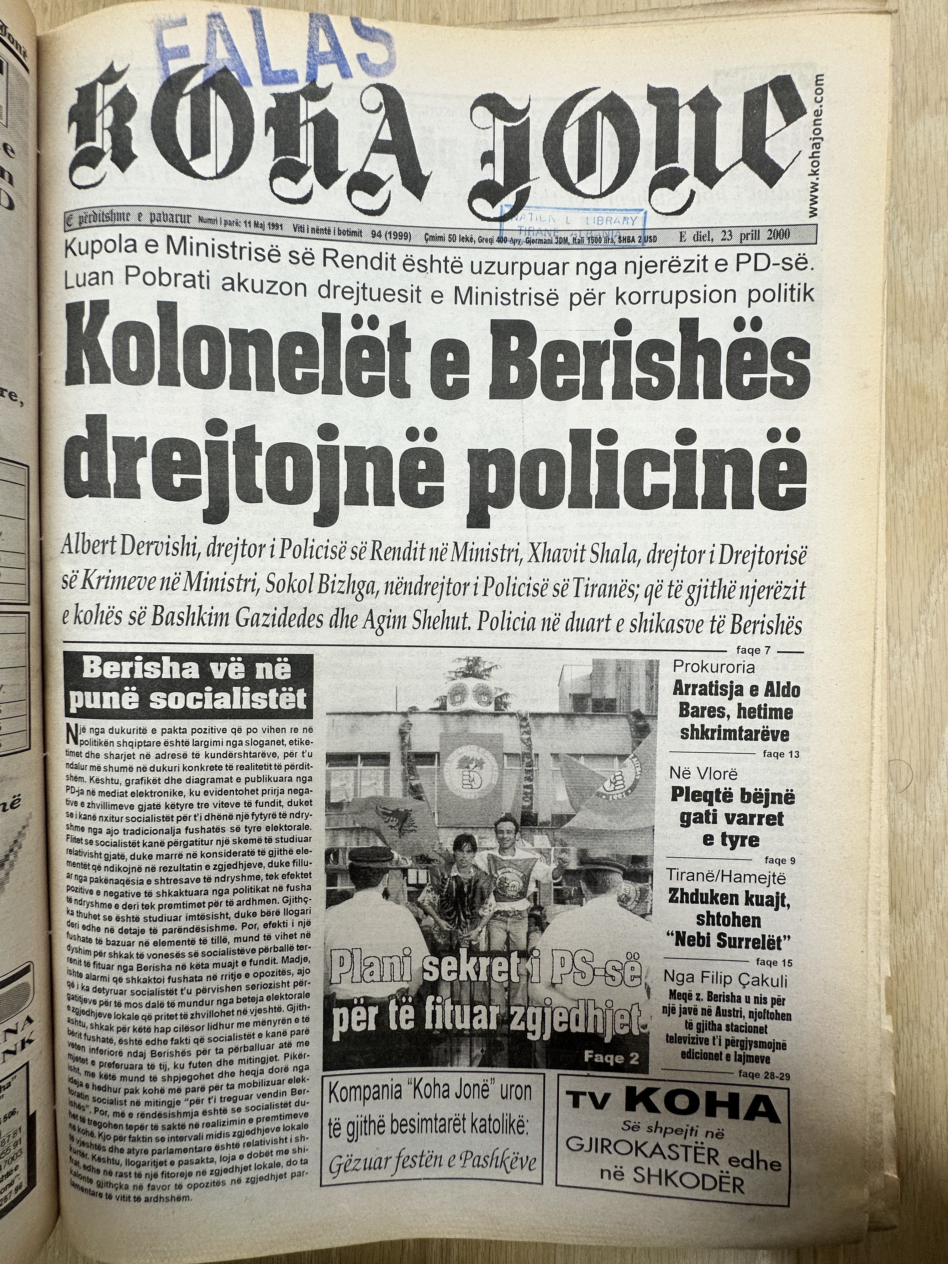Koha Jonë 2000-04-23