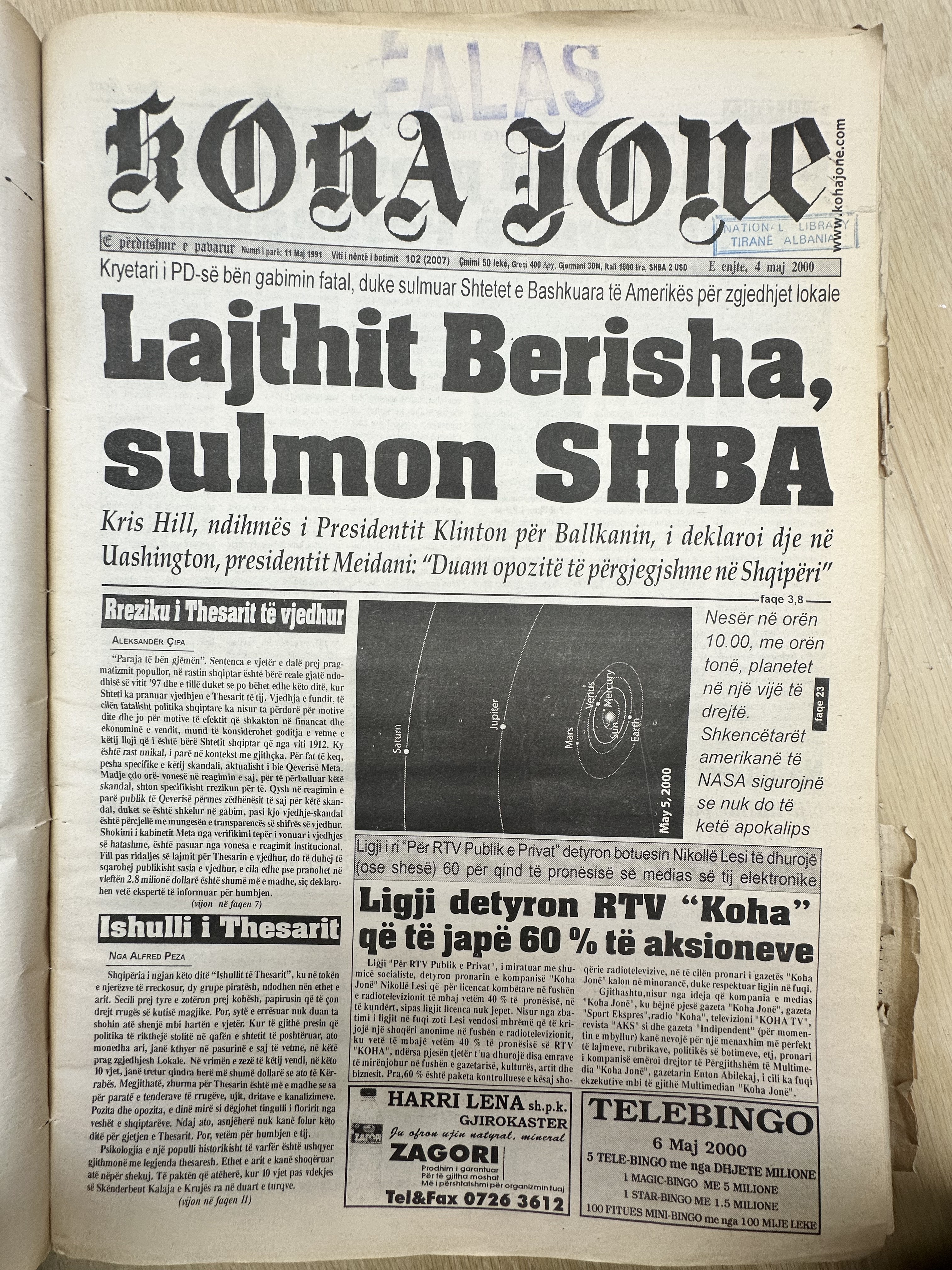 Koha Jonë 2000-05-04