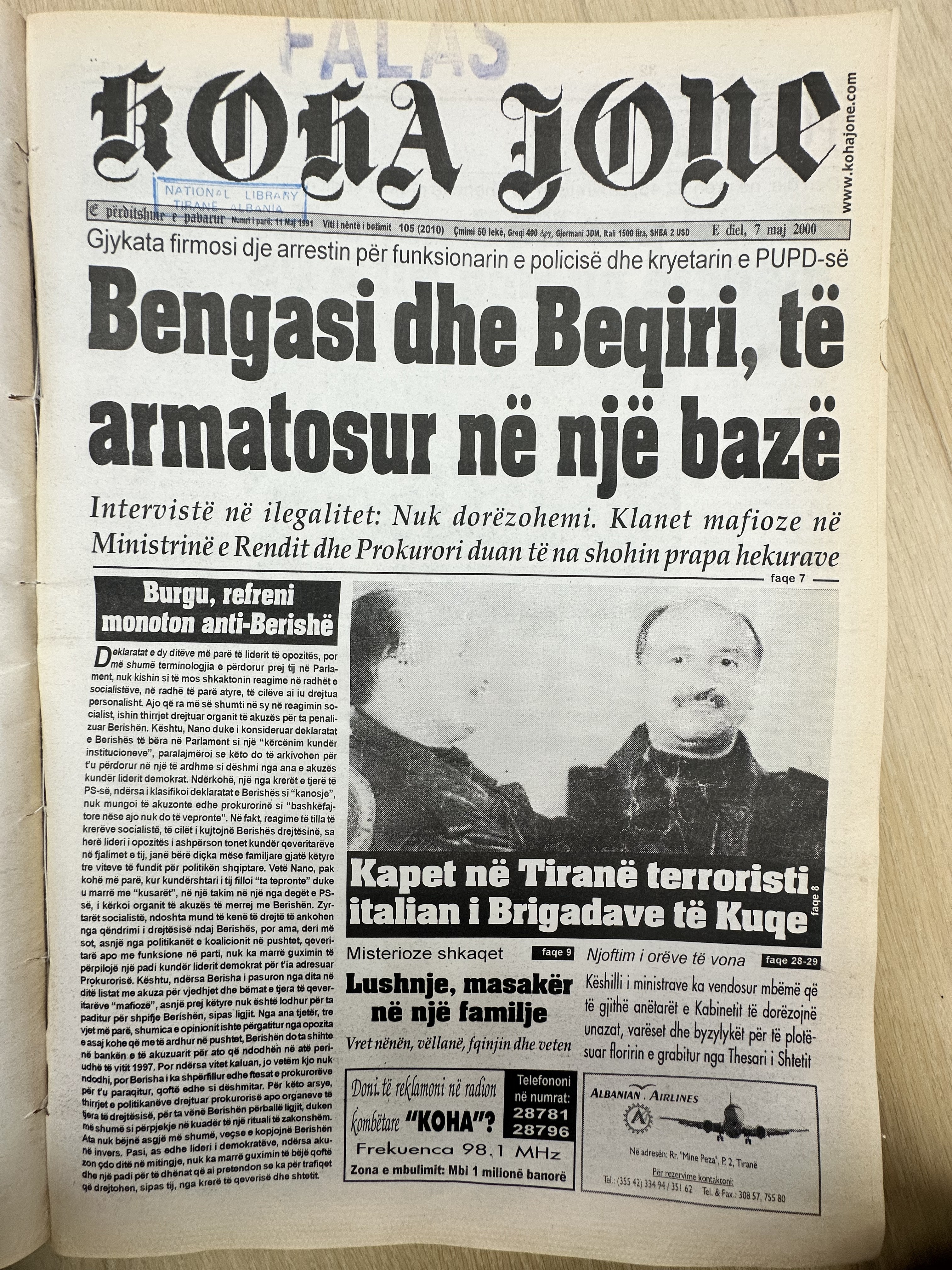 Koha Jonë 2000-05-07