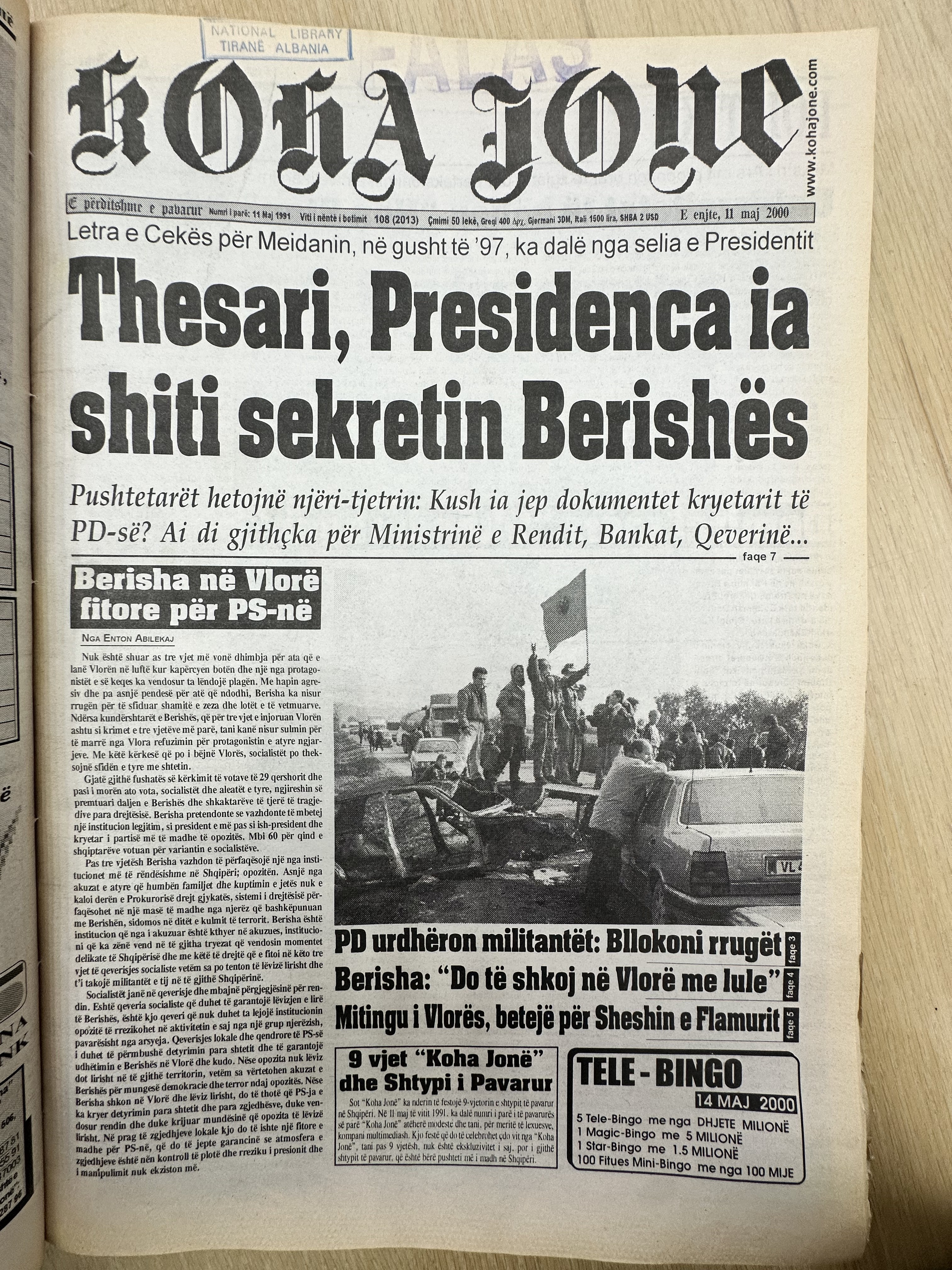 Koha Jonë 2000-05-11