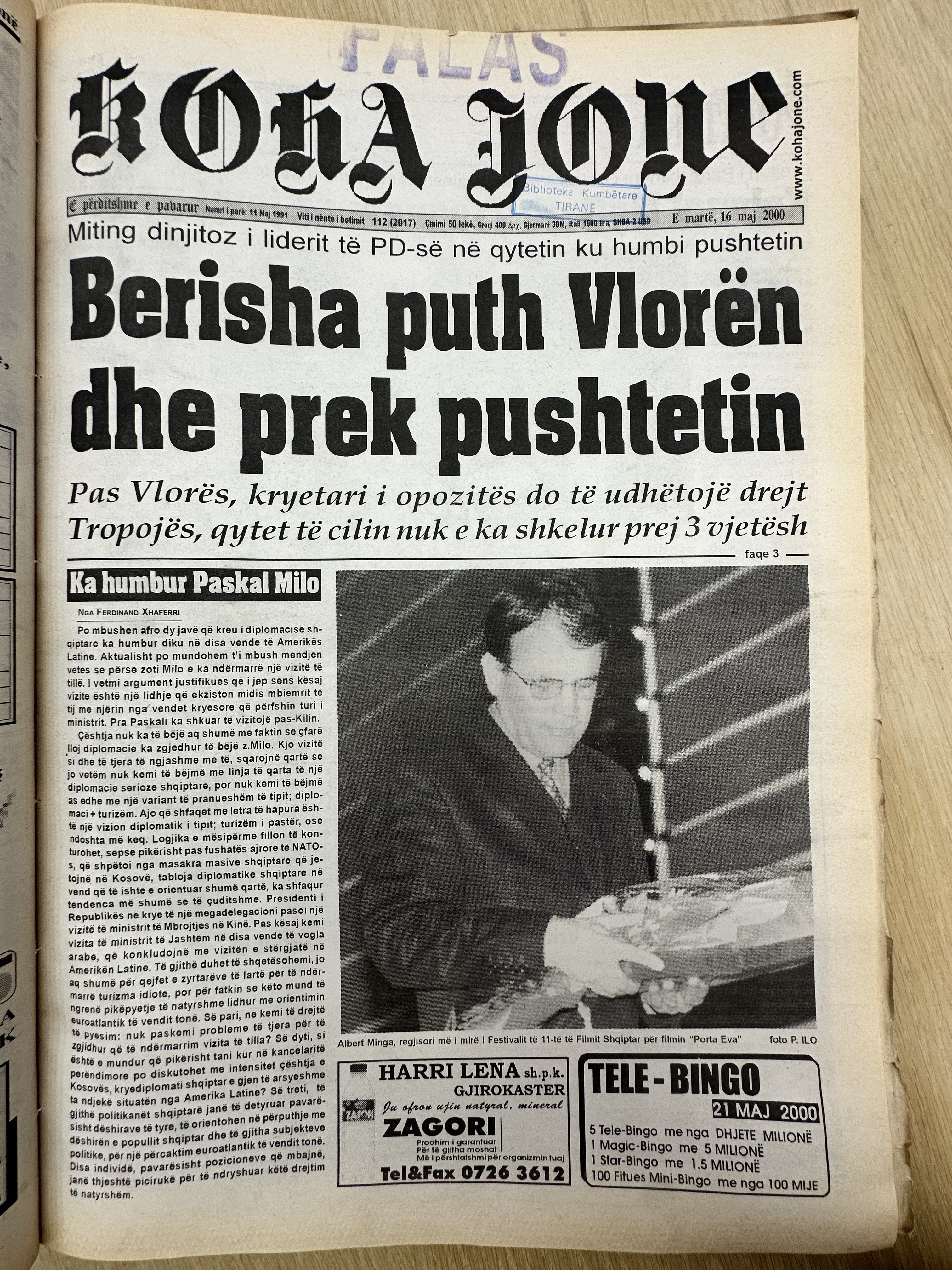 Koha Jonë 2000-05-16