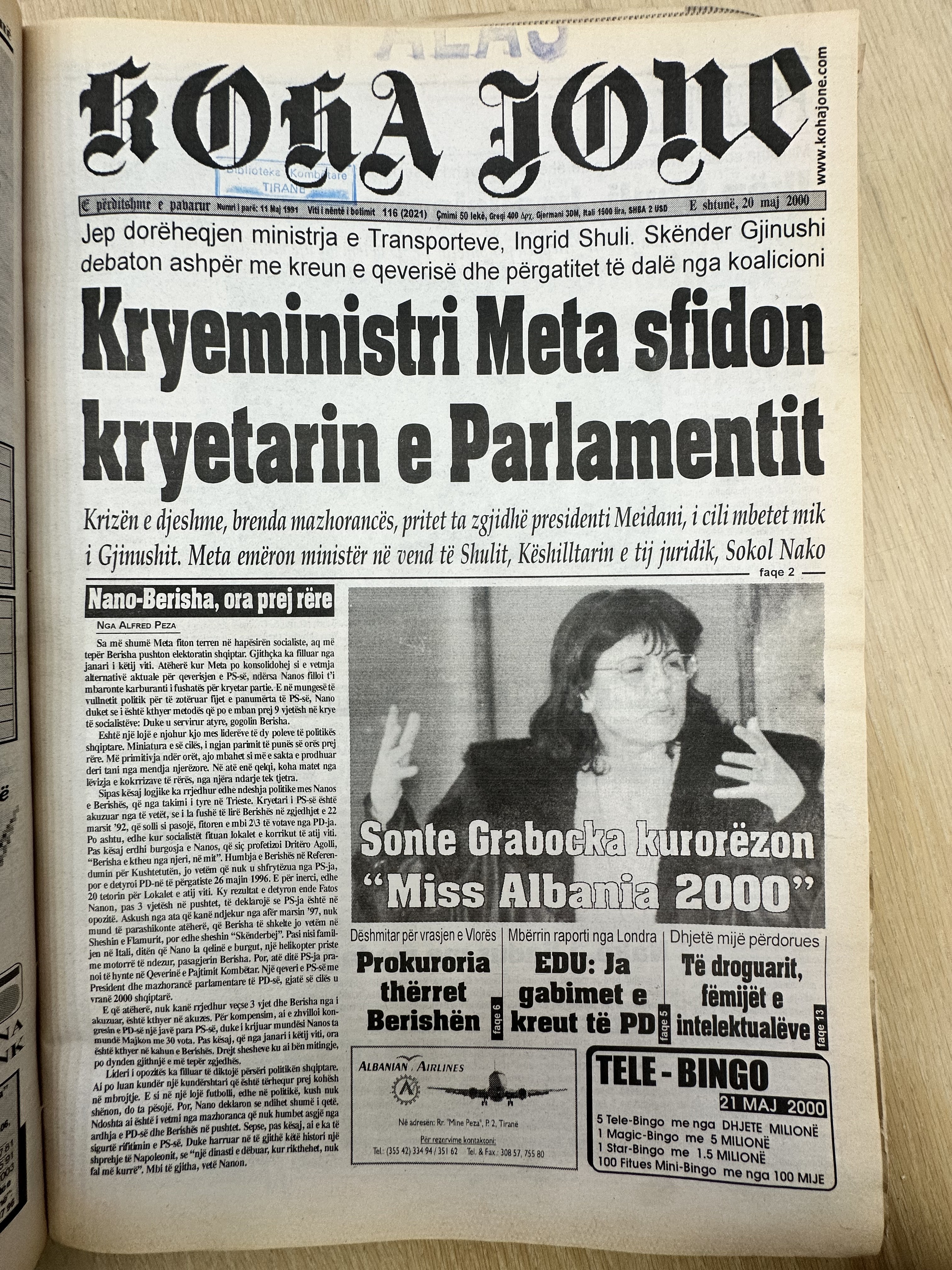 Koha Jonë 2000-05-21