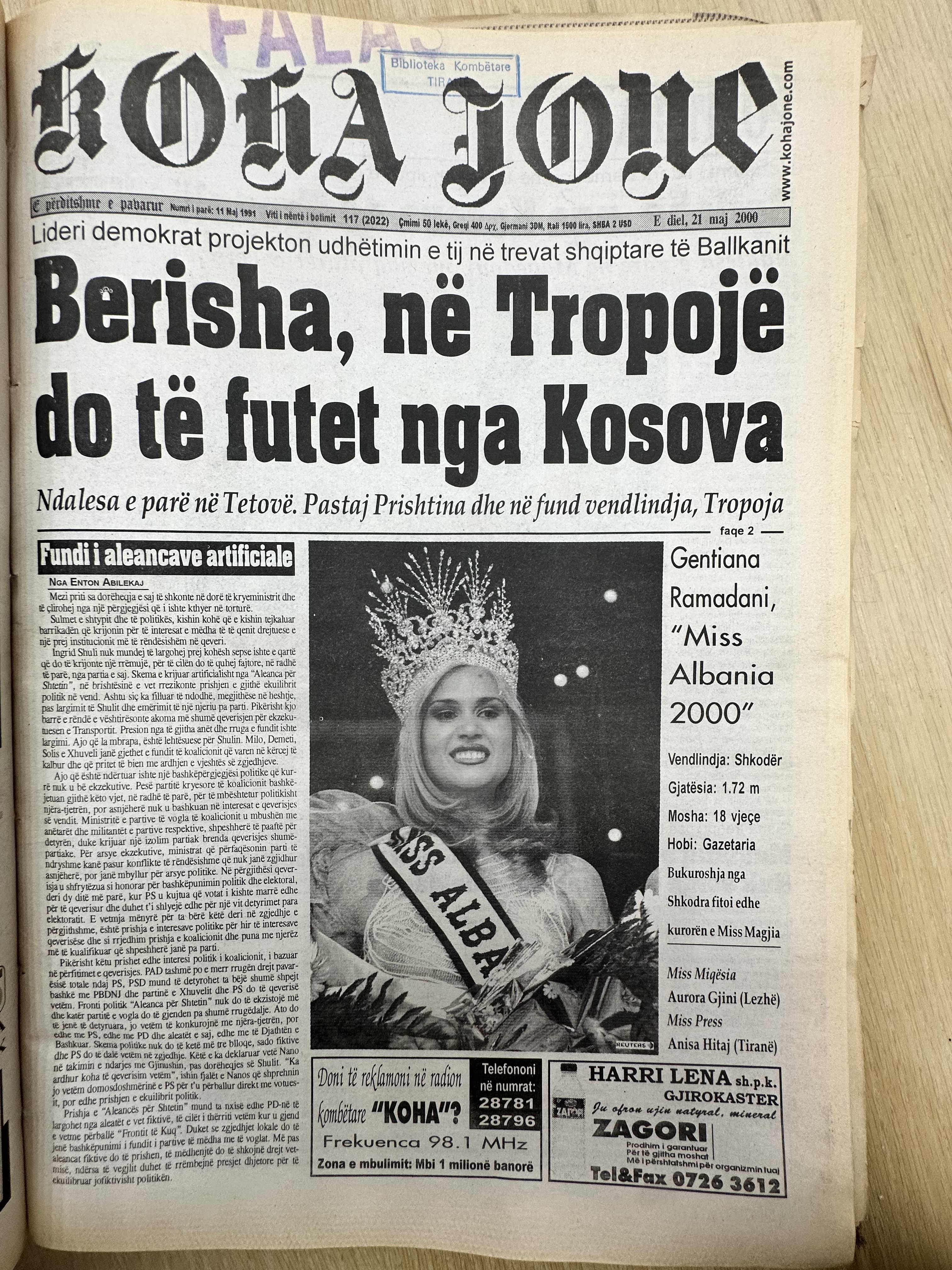 Koha Jonë 2000-05-21