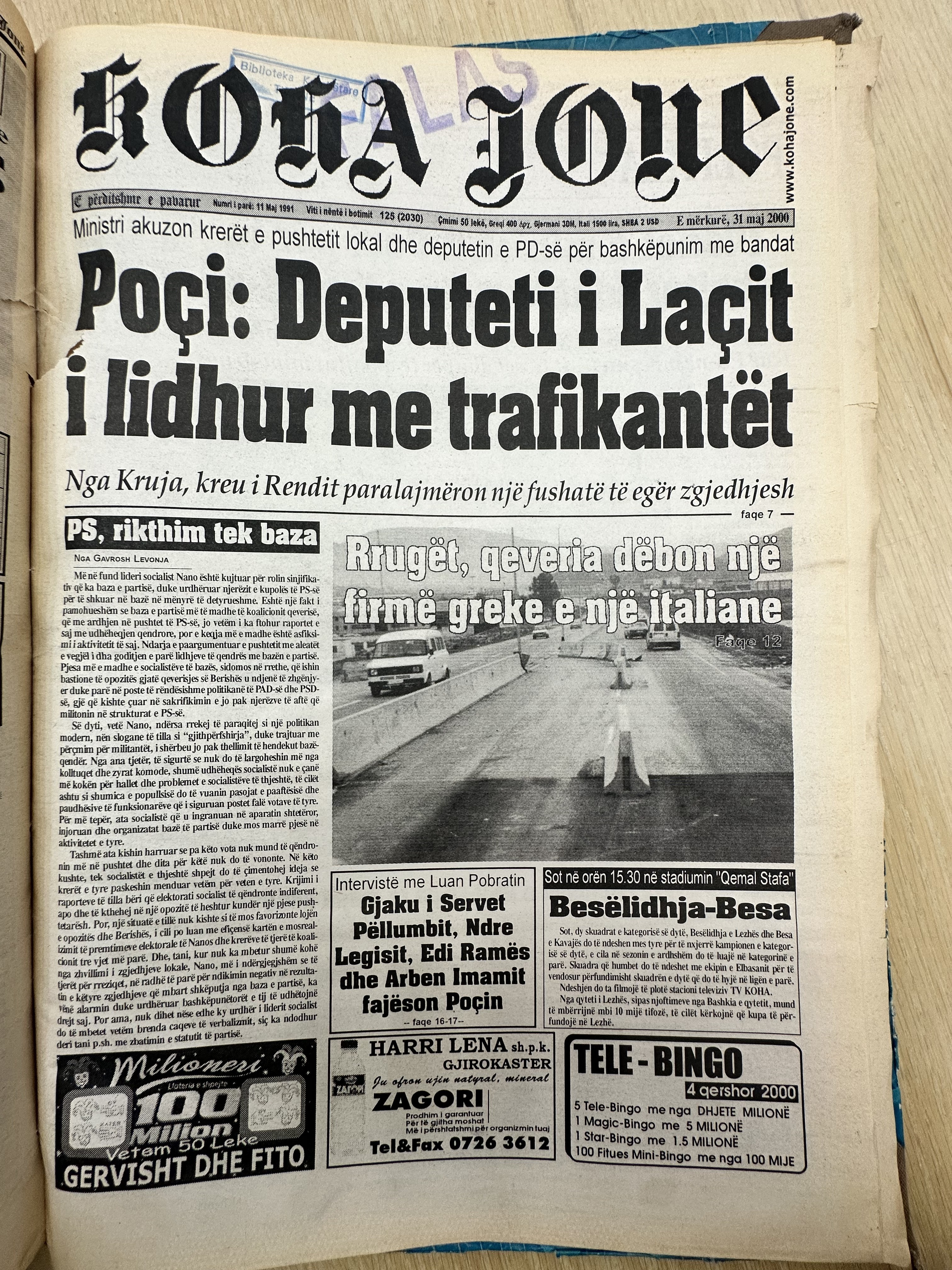Koha Jonë 2000-05-31