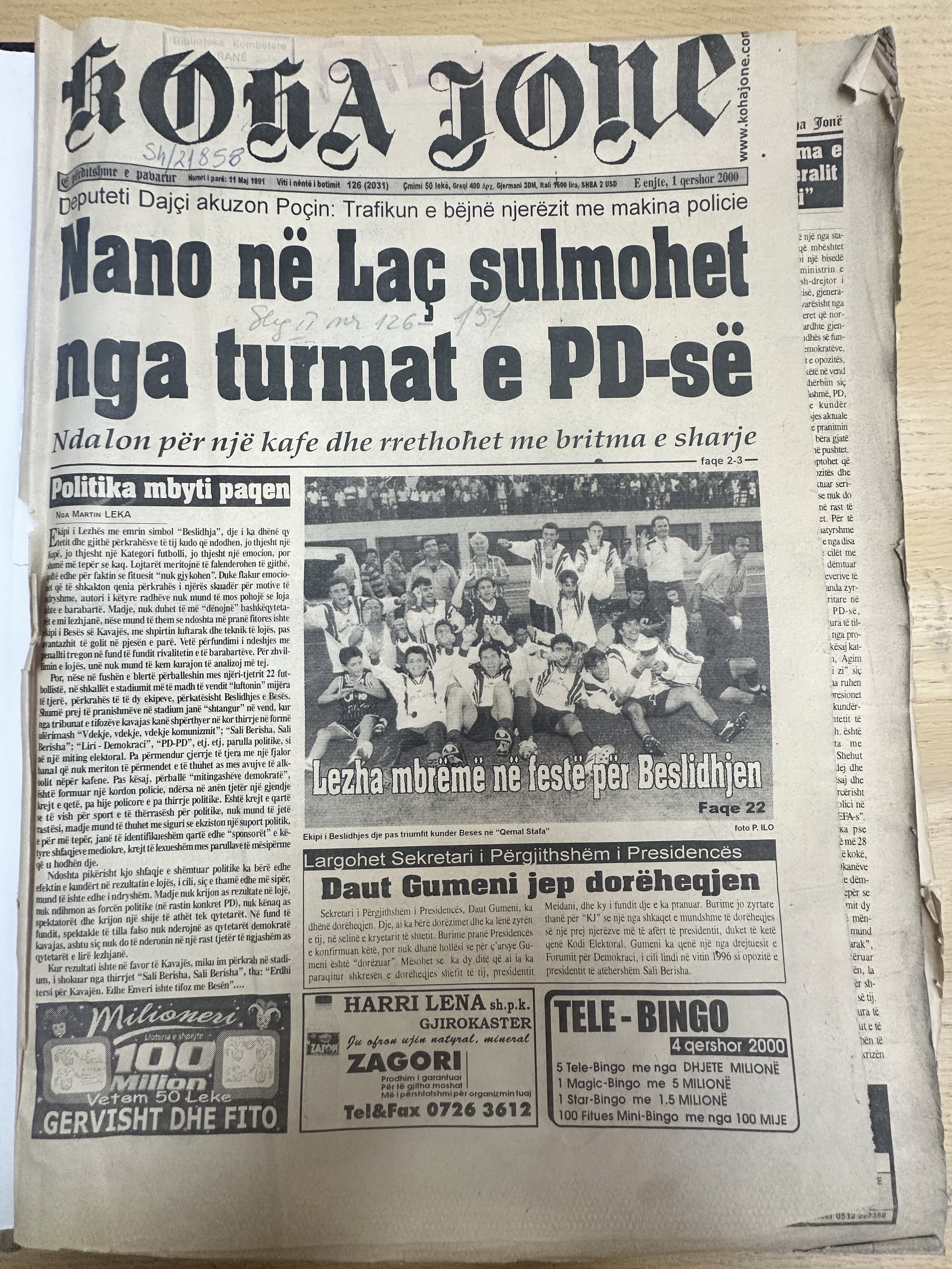 Koha Jonë 2000-06-04