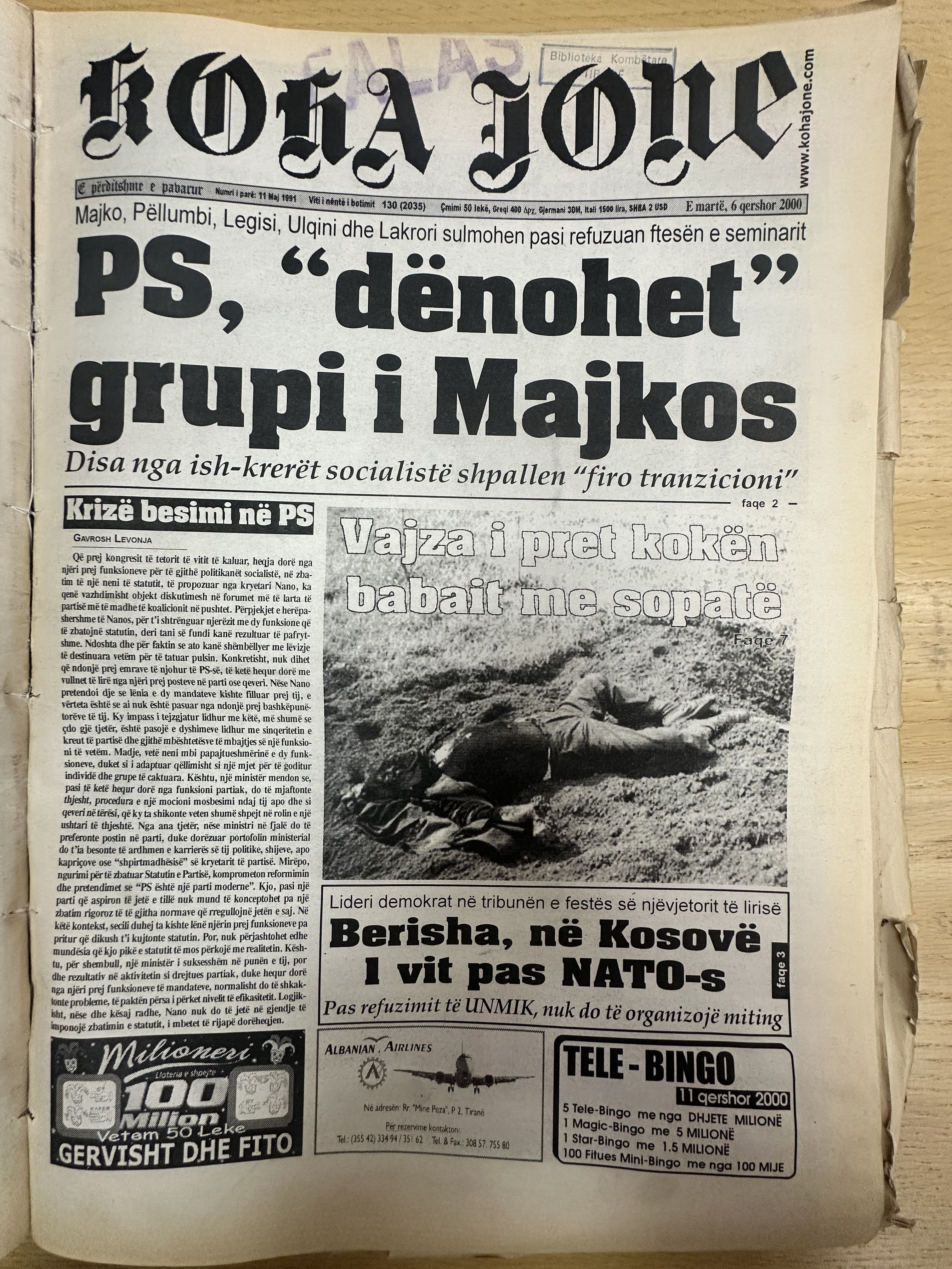 Koha Jonë 2000-06-06