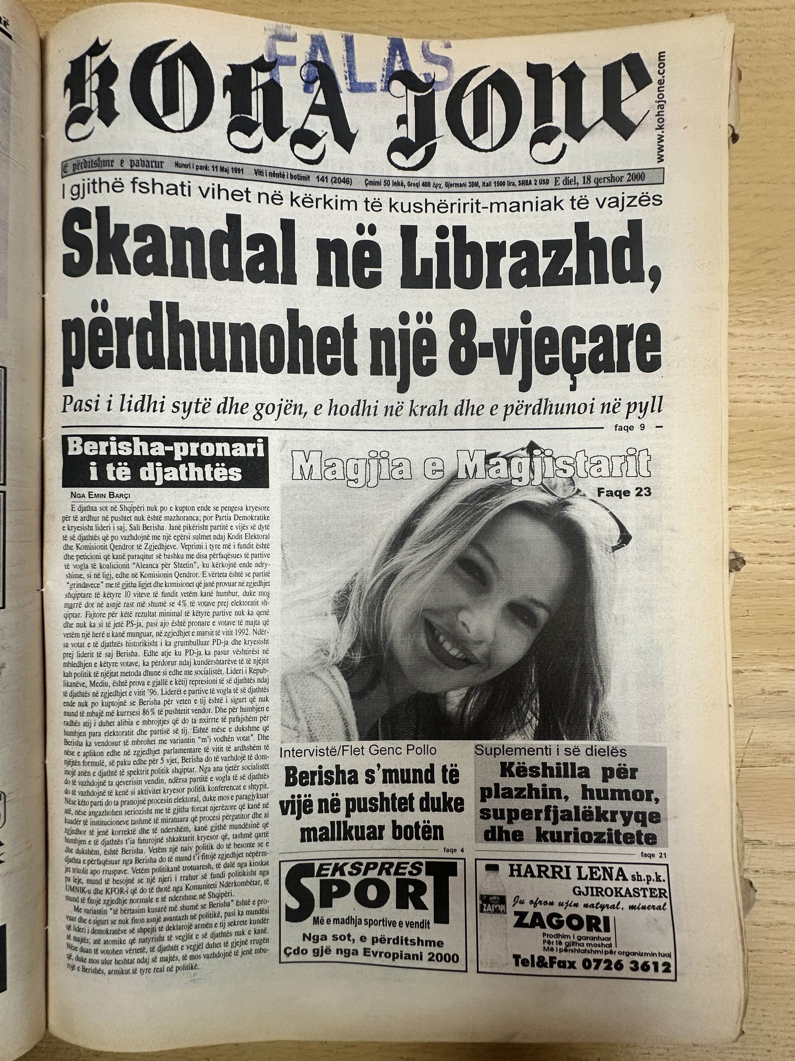 Koha Jonë 2000-06-18