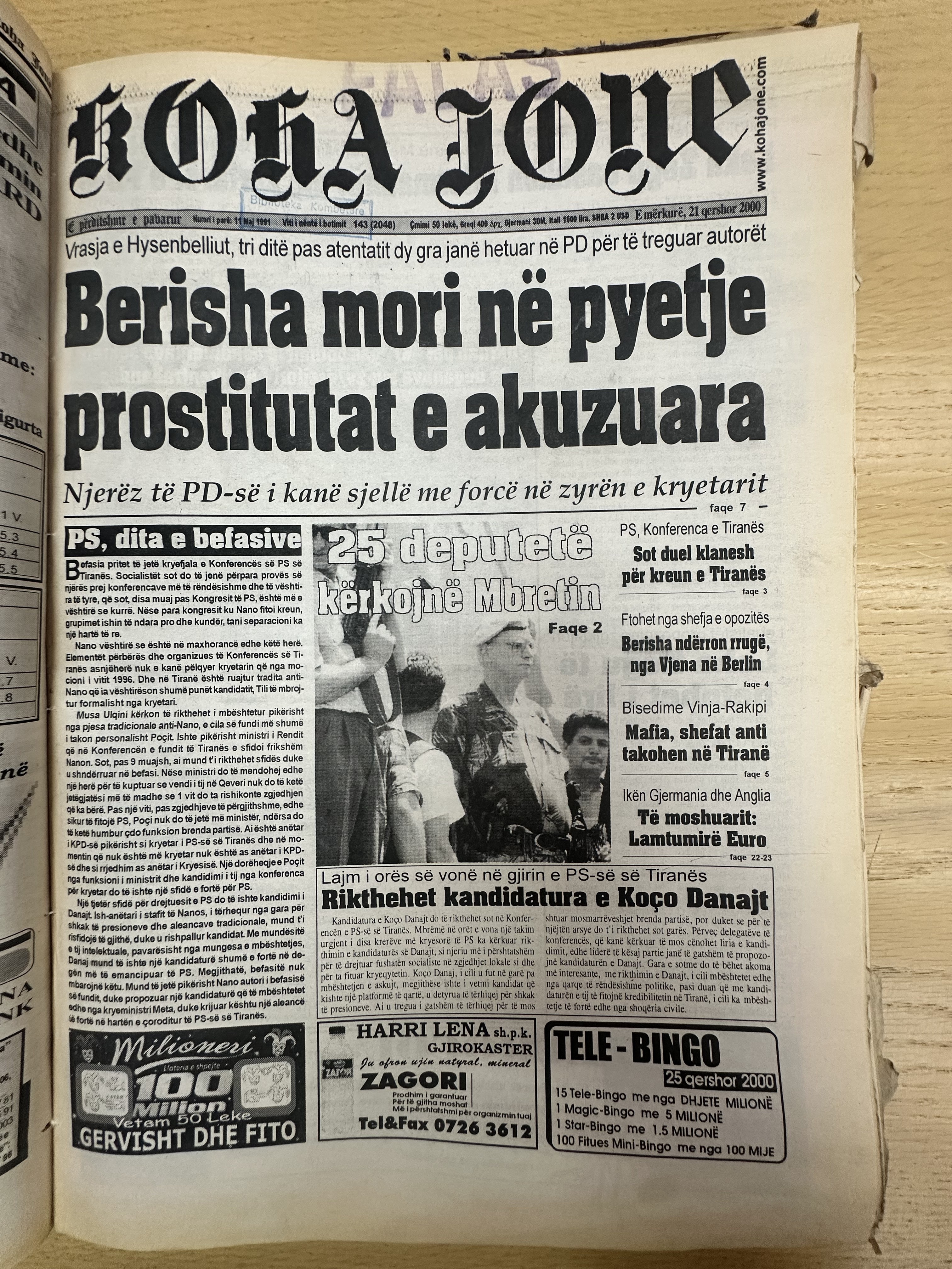 Koha Jonë 2000-06-21