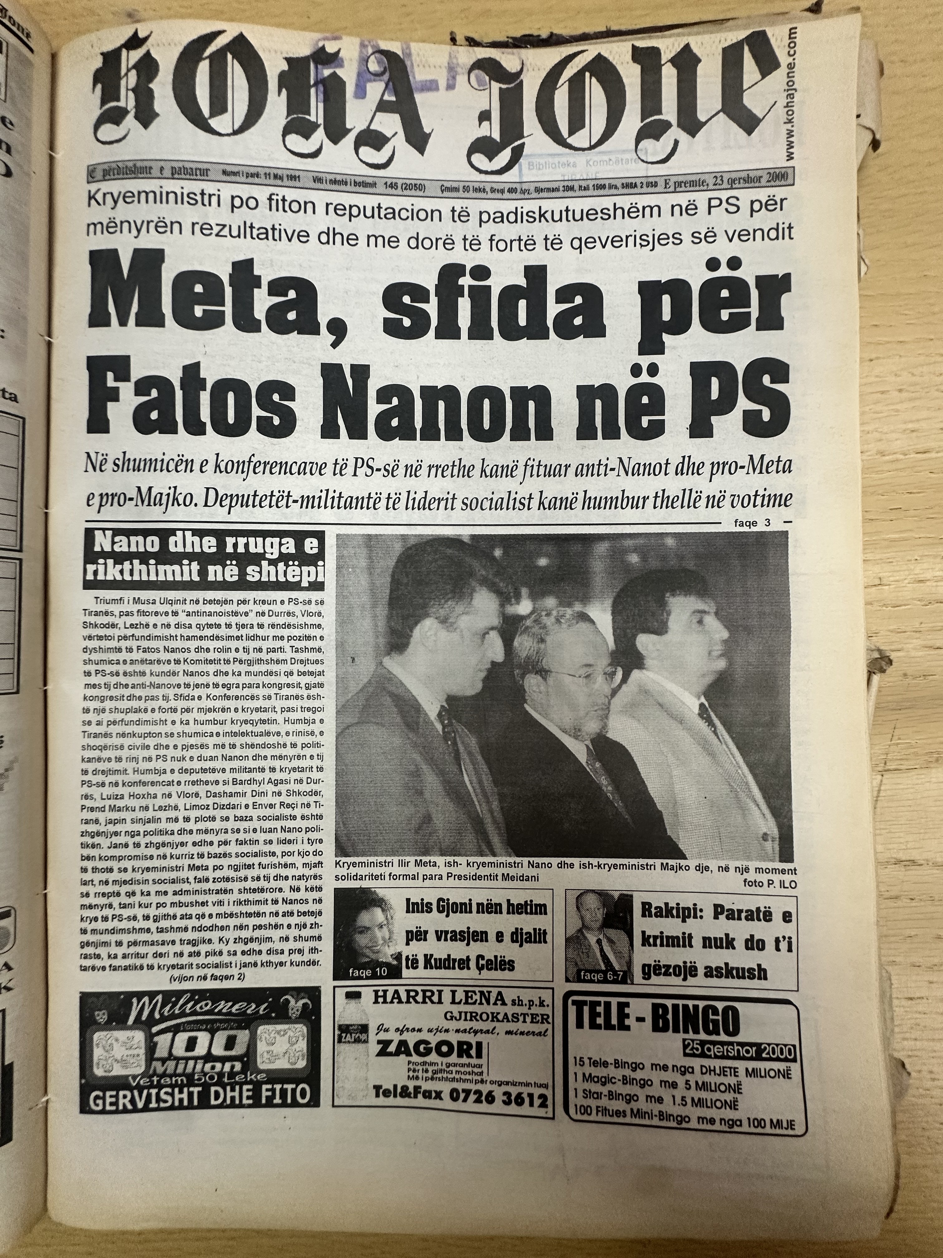Koha Jonë 2000-06-25