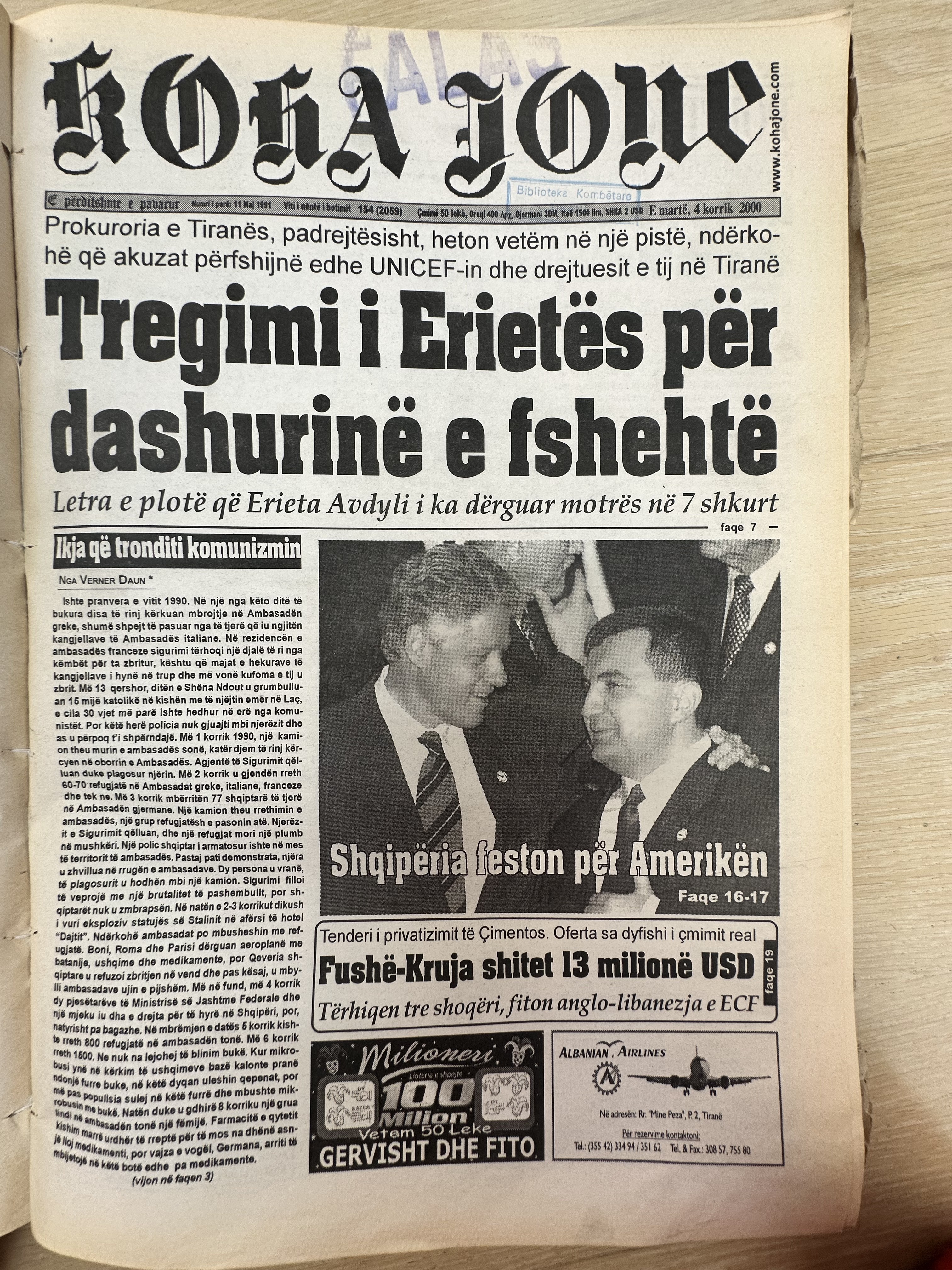 Koha Jonë 2000-07-04