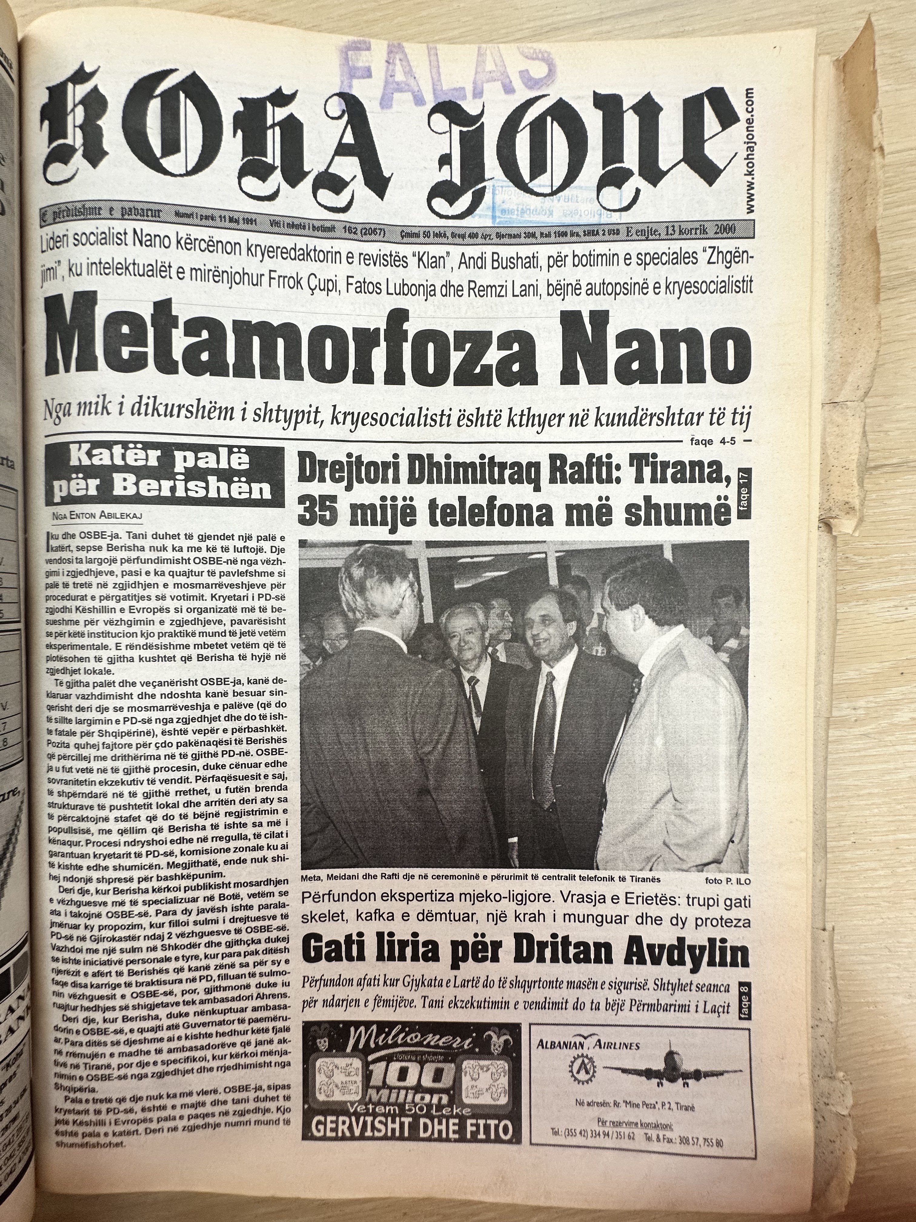 Koha Jonë 2000-09-13