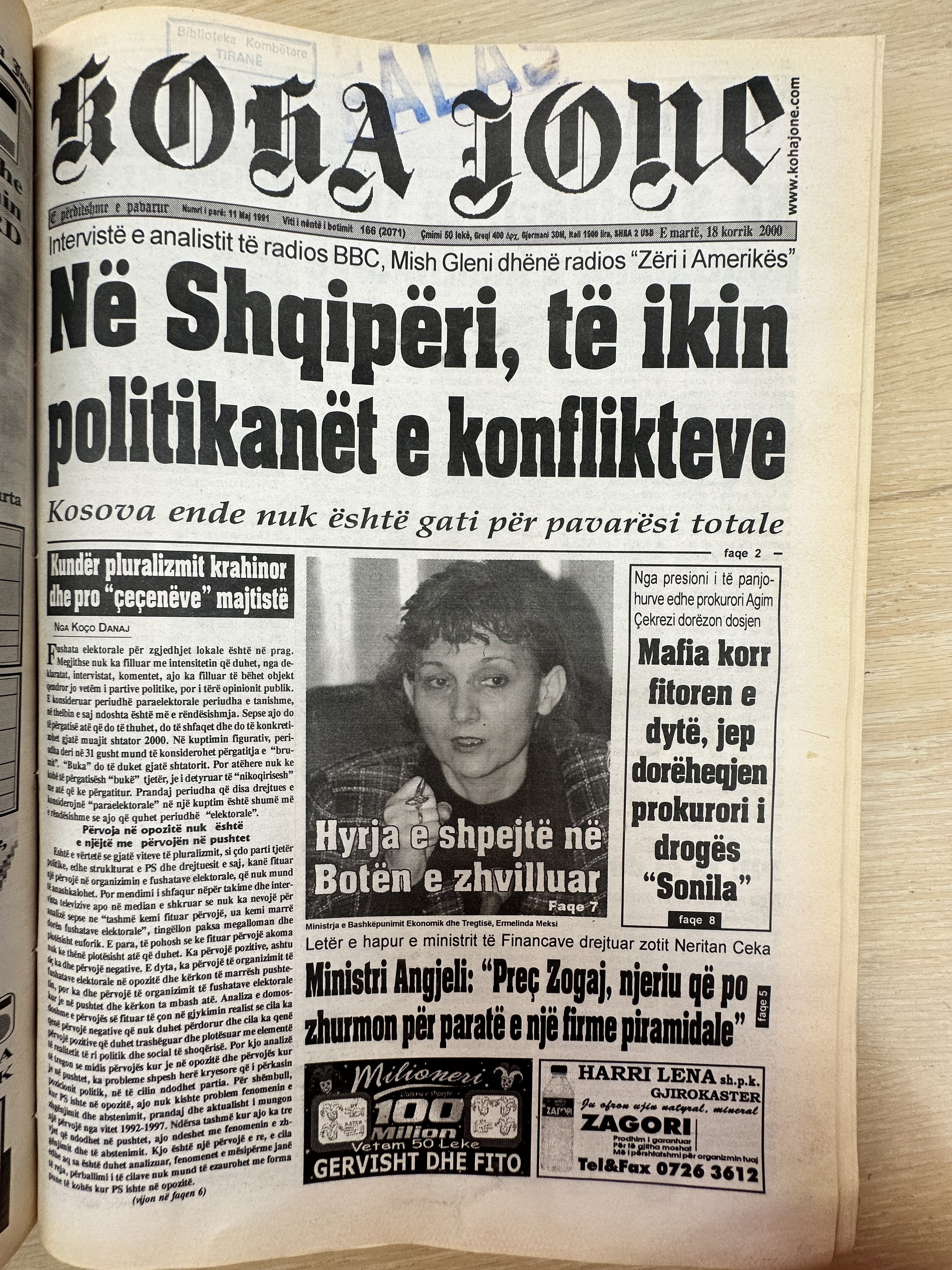 Koha Jonë 2000-07-18