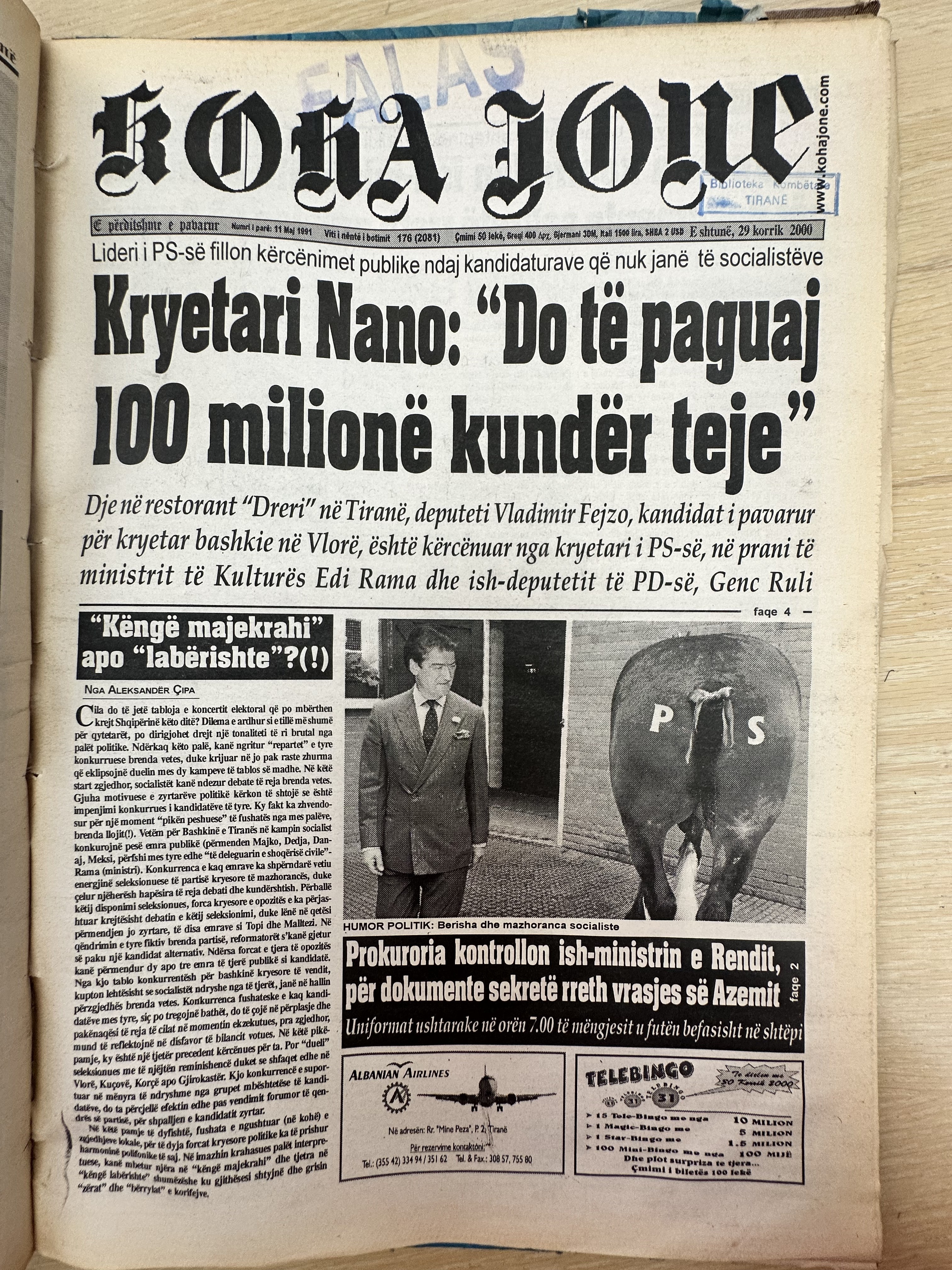 Koha Jonë 2000-07-29