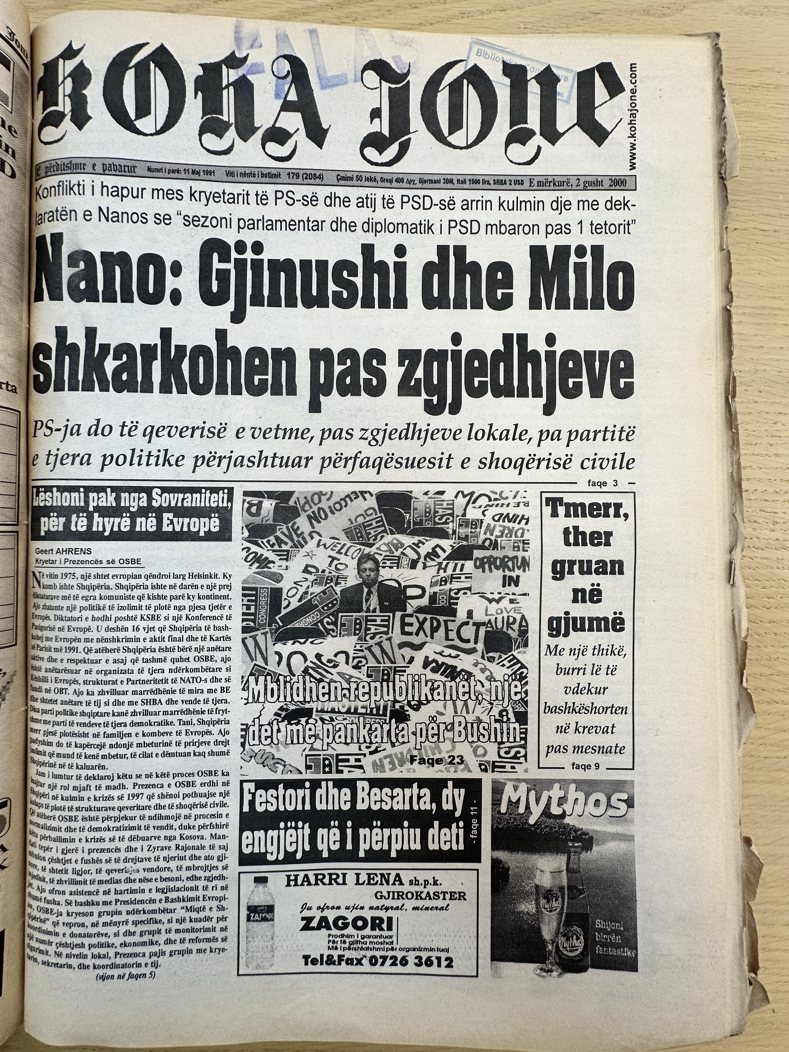 Koha Jonë 2000-08-02