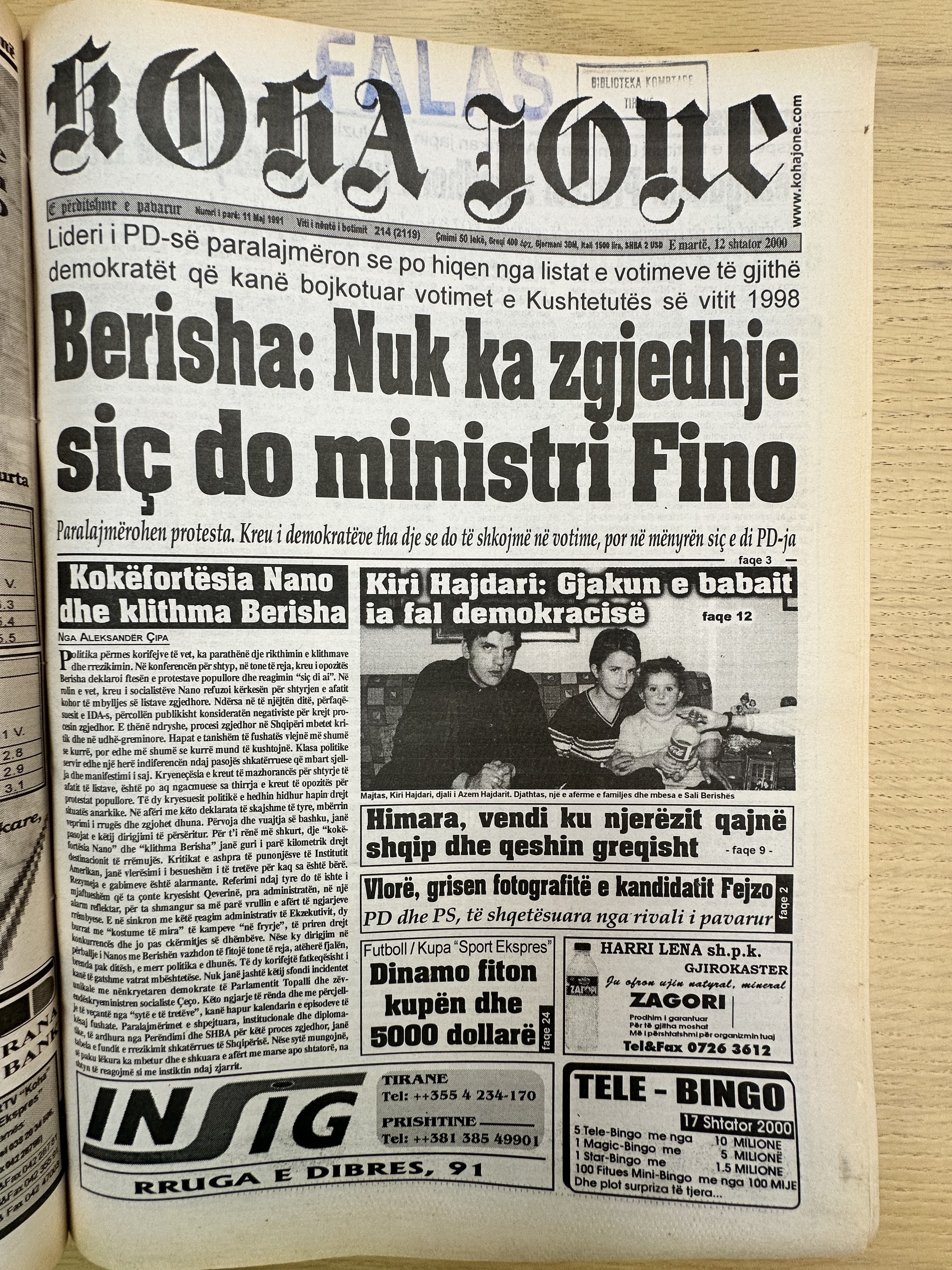Koha Jonë 2000-05-17