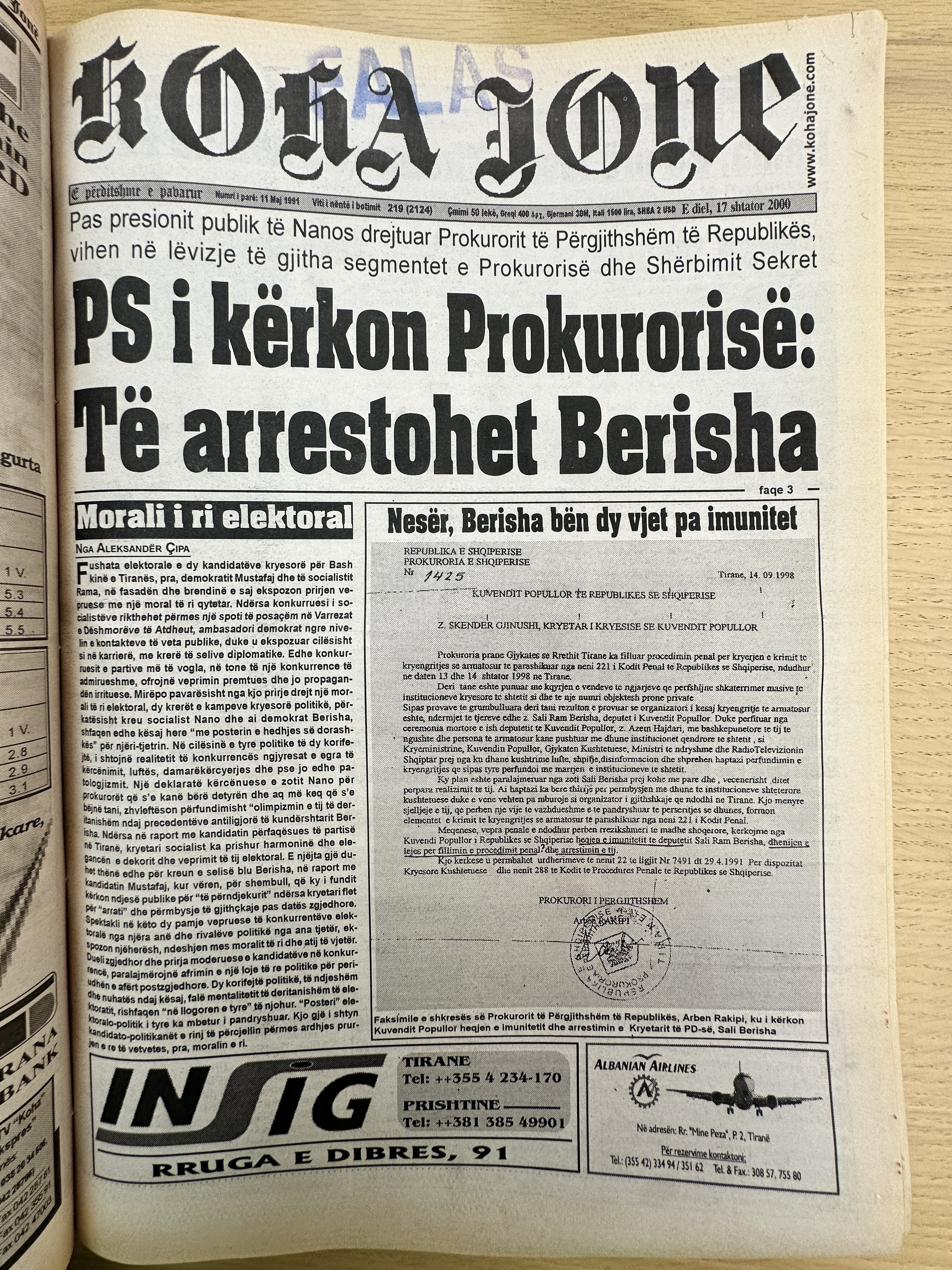 Koha Jonë 1999-05-14