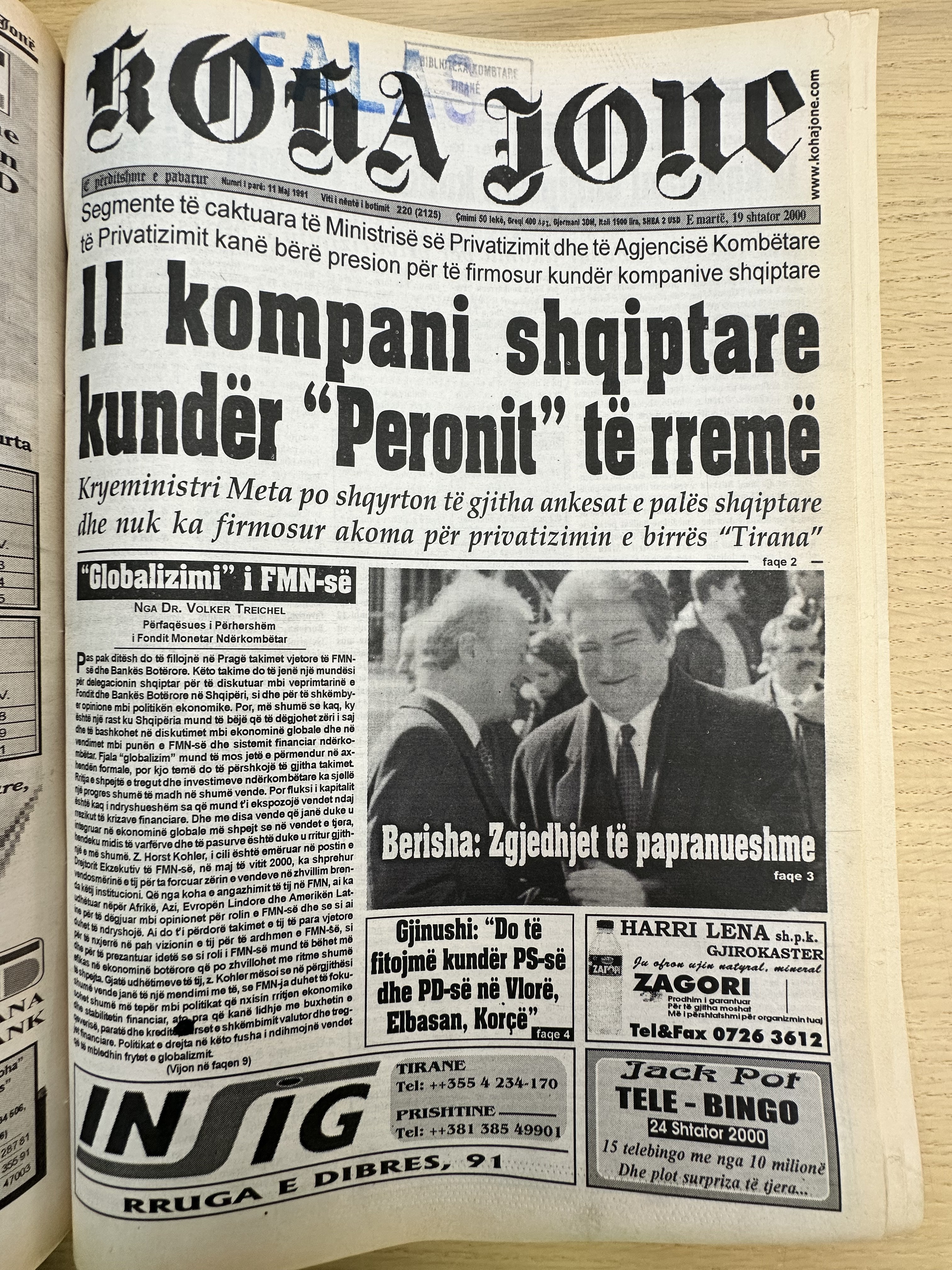 Koha Jonë 2000-02-19