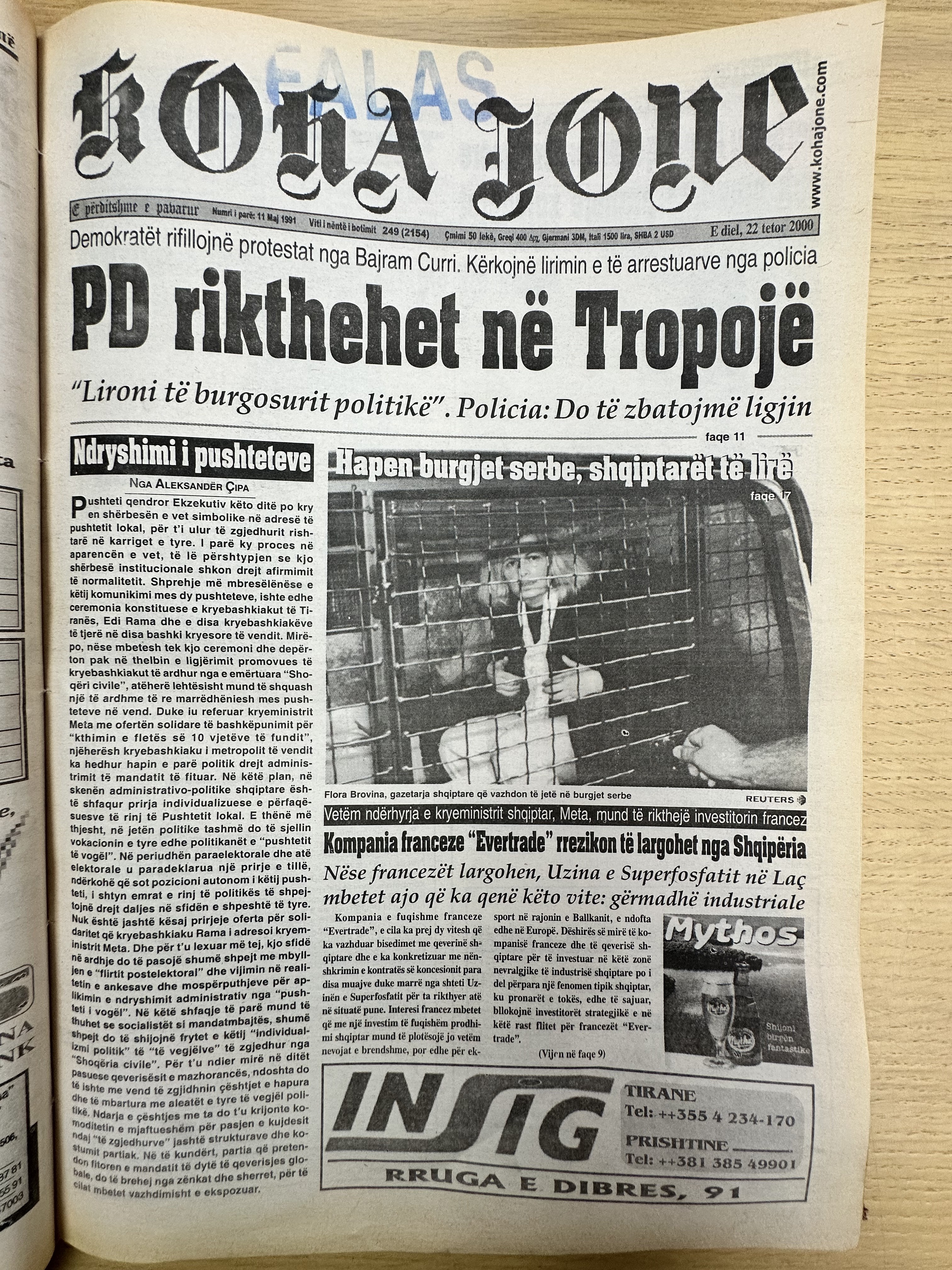 Koha Jonë 2000-10-22