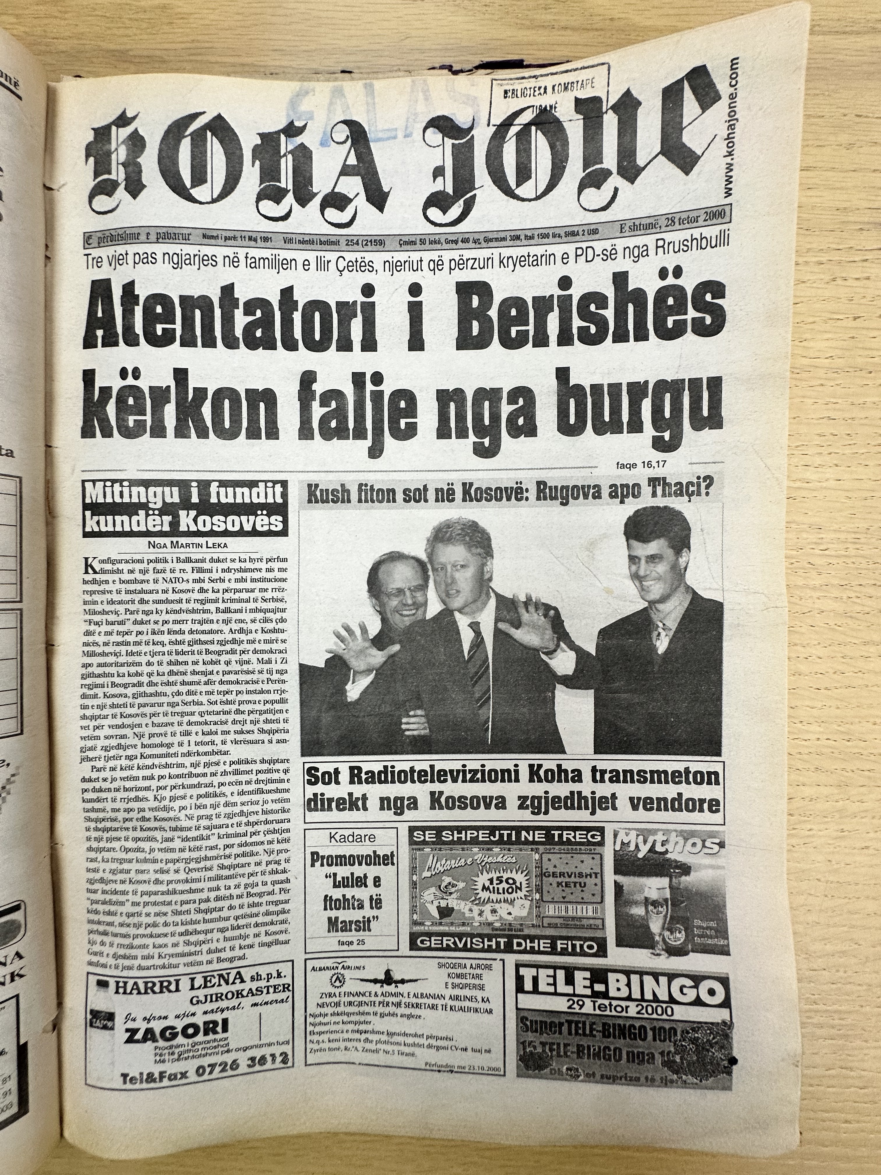 Koha Jonë 2000-10-28