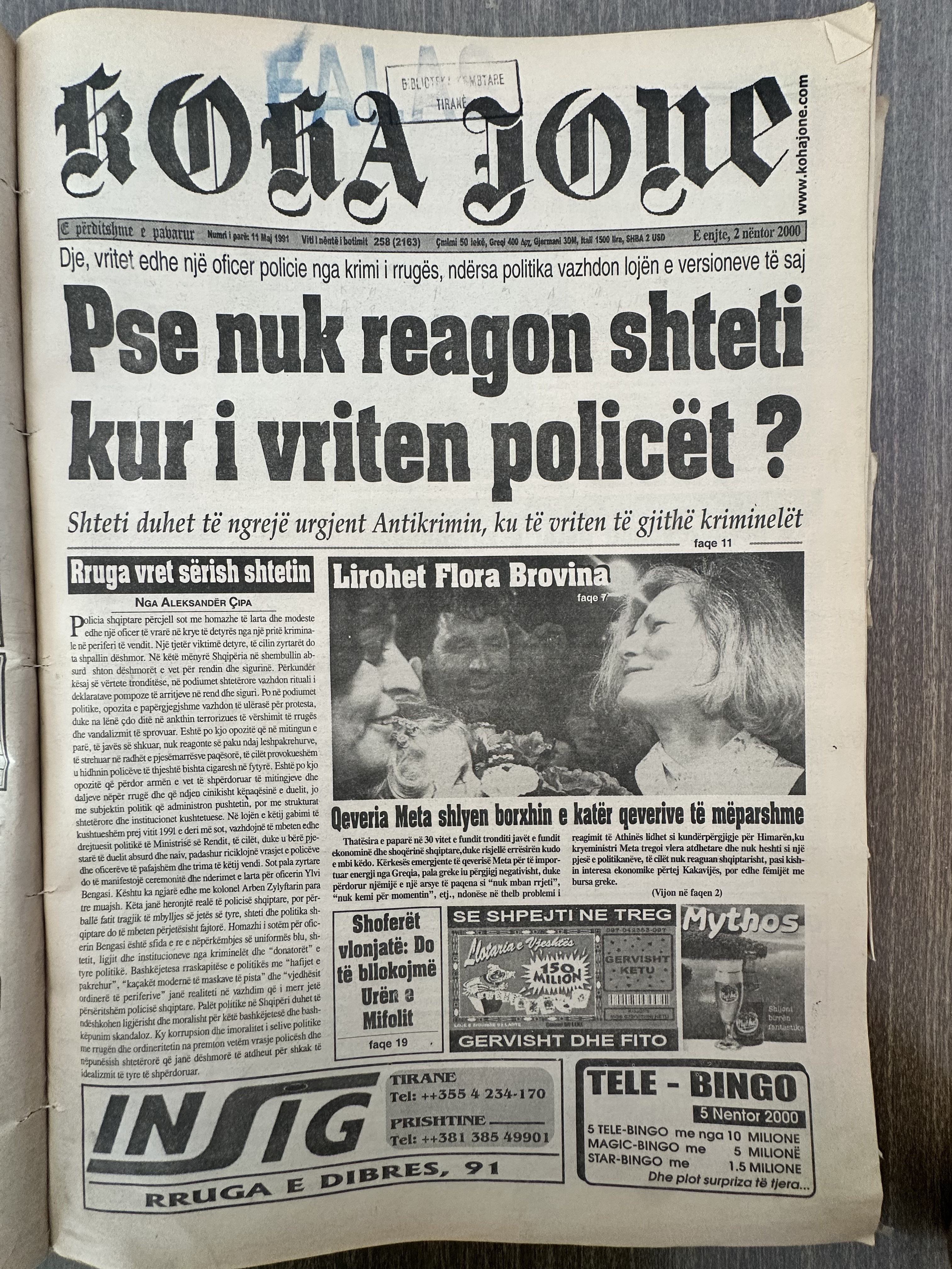 Koha Jonë 2000-11-02
