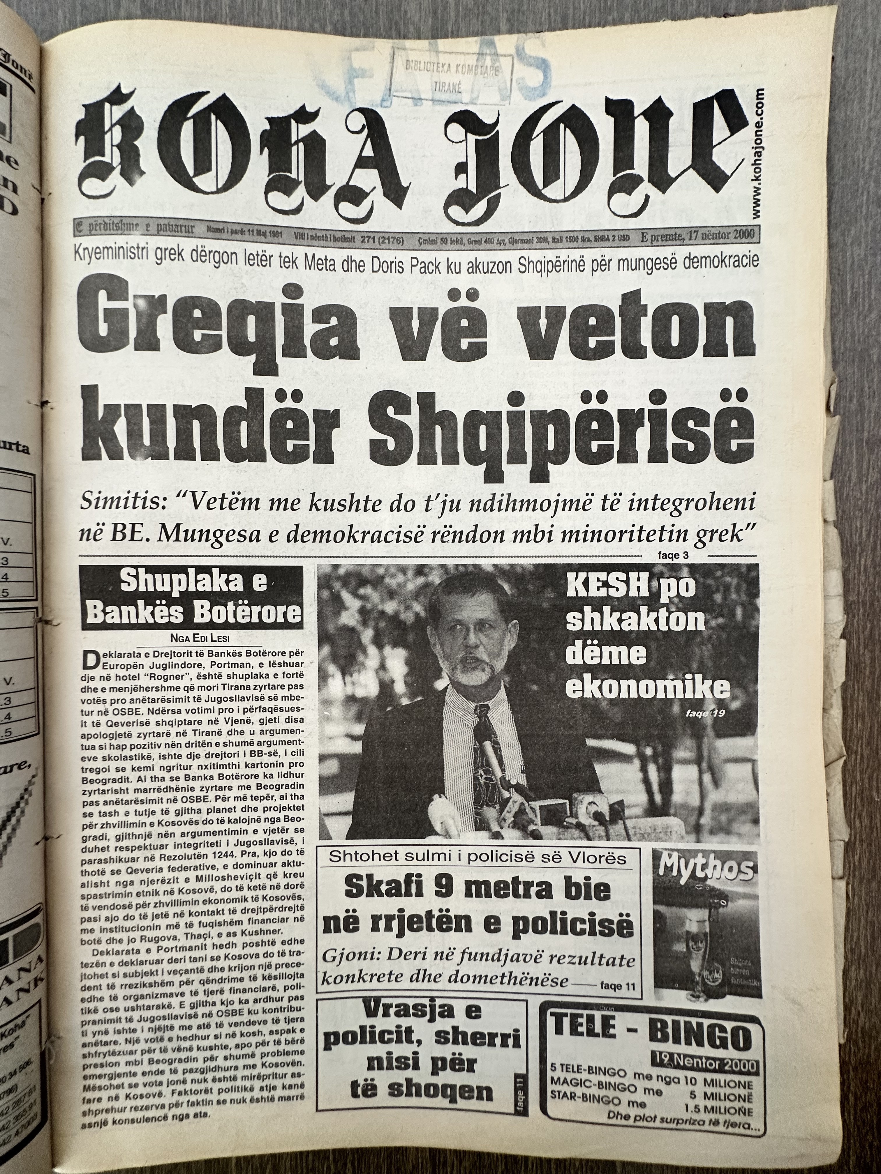 Koha Jonë 2000-01-17